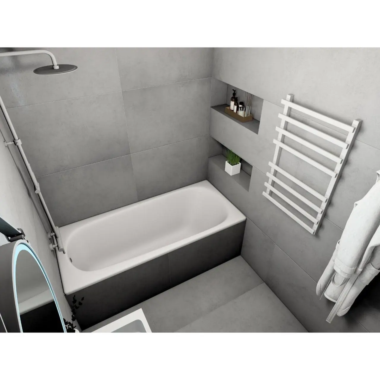 Изображение товара Керамогранит Гранитея Таганай 60x120 см серый для пола и стен