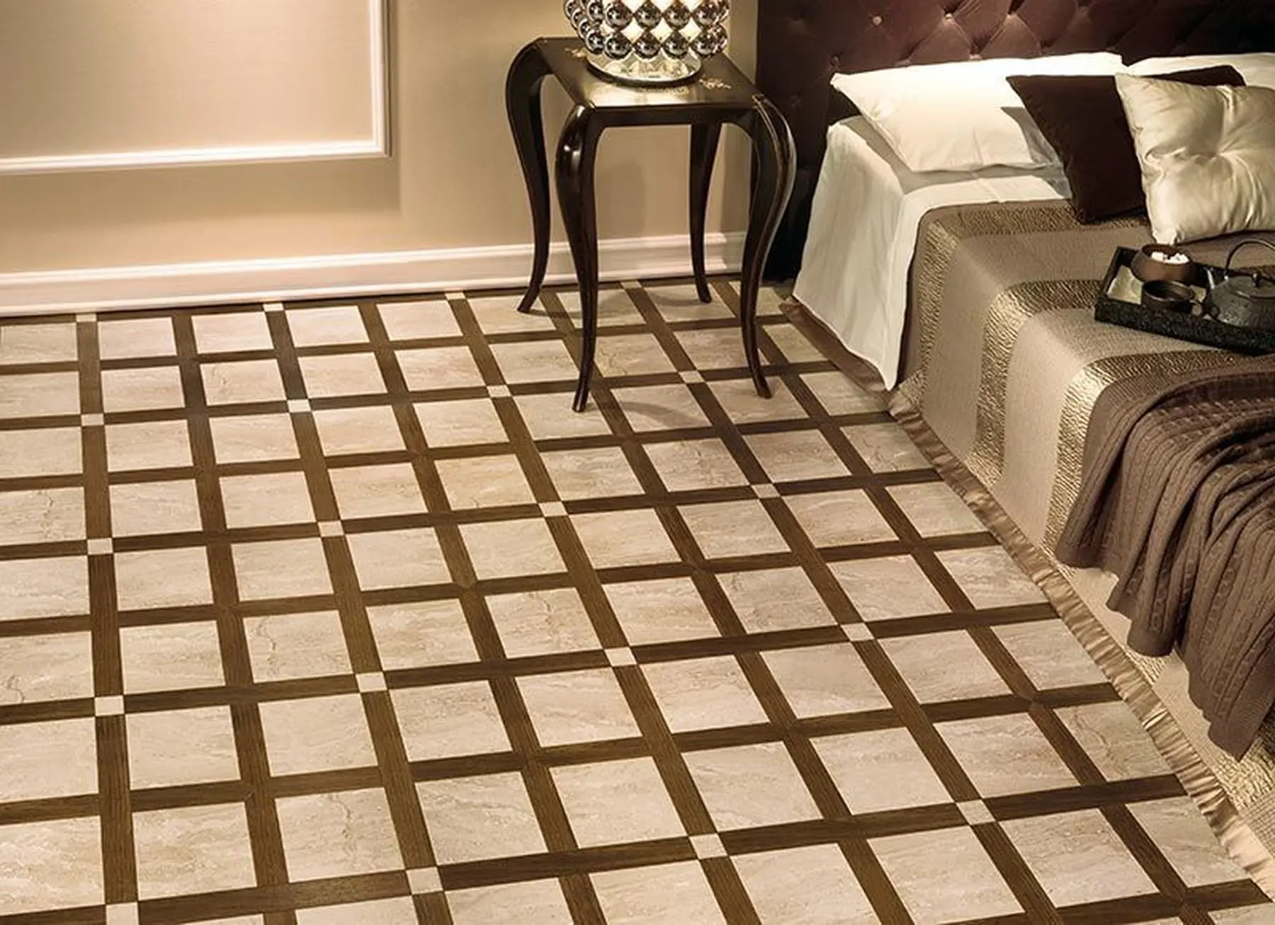 Изображение товара Керамогранит Coliseumgres Ланге 610010000525 45x45см 1.215 м² цвет коричневый/бежевый