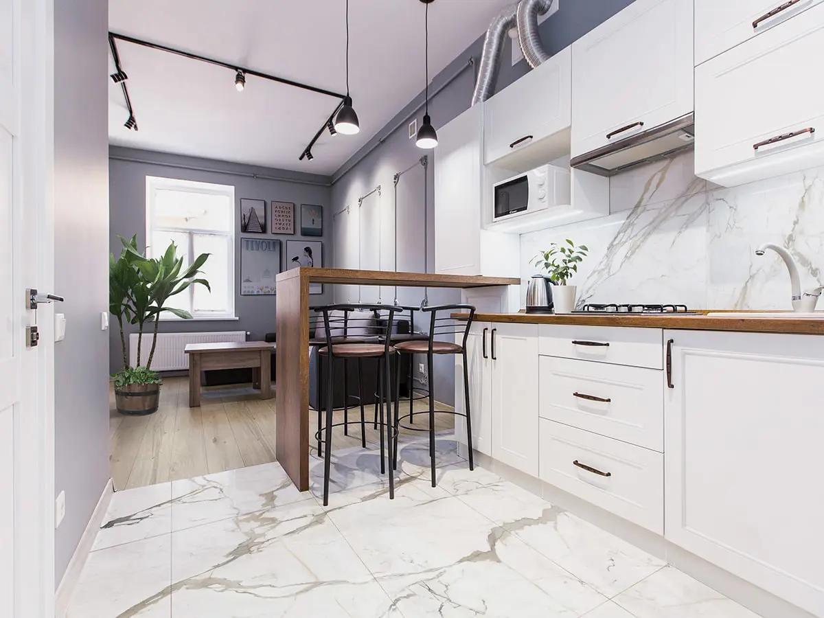 Изображение товара Керамогранит Idalgo home Граните Паллисандро 120x60 SR Оро 60x120см цвет белый