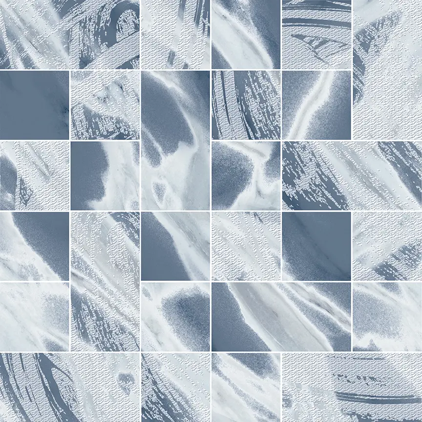 Изображение товара Мозаика Kerlife Royal Blu Mosaic 30x30 цвет голубой мрамор