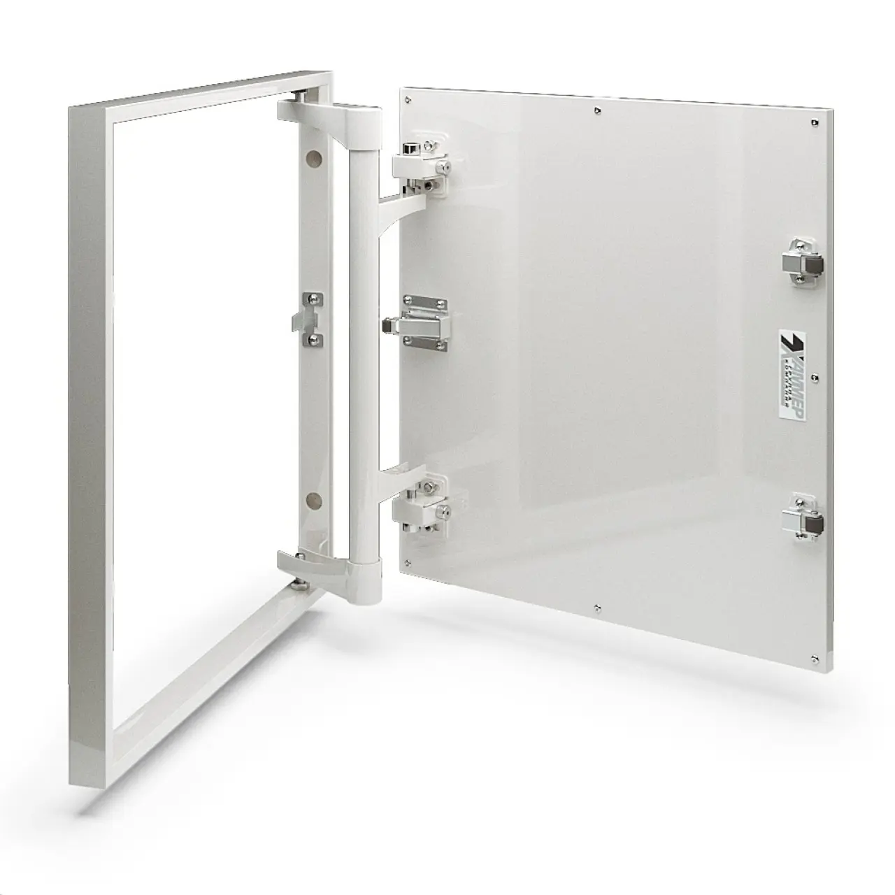 Изображение товара Люк ревизионный Хаммер Стил 40/30 сталь алюминий цвет серый 30x30см