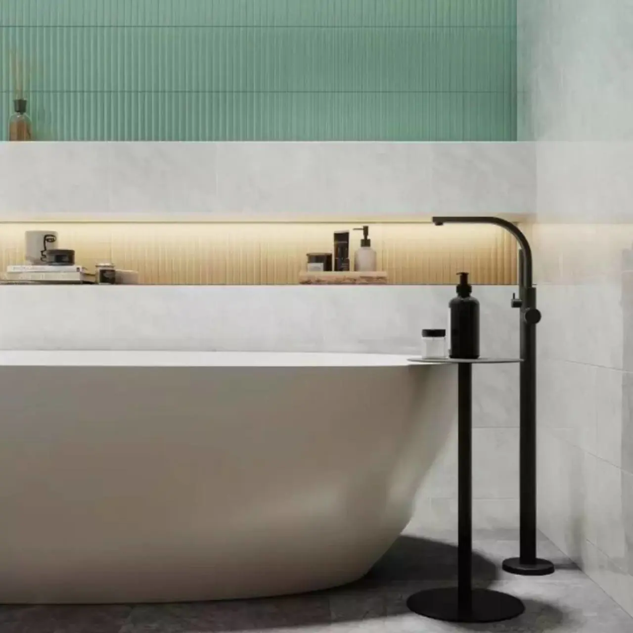 Изображение товара Настенная плитка Kerama marazzi Каприччо 8352 20x30см 1.5 м² цвет белый