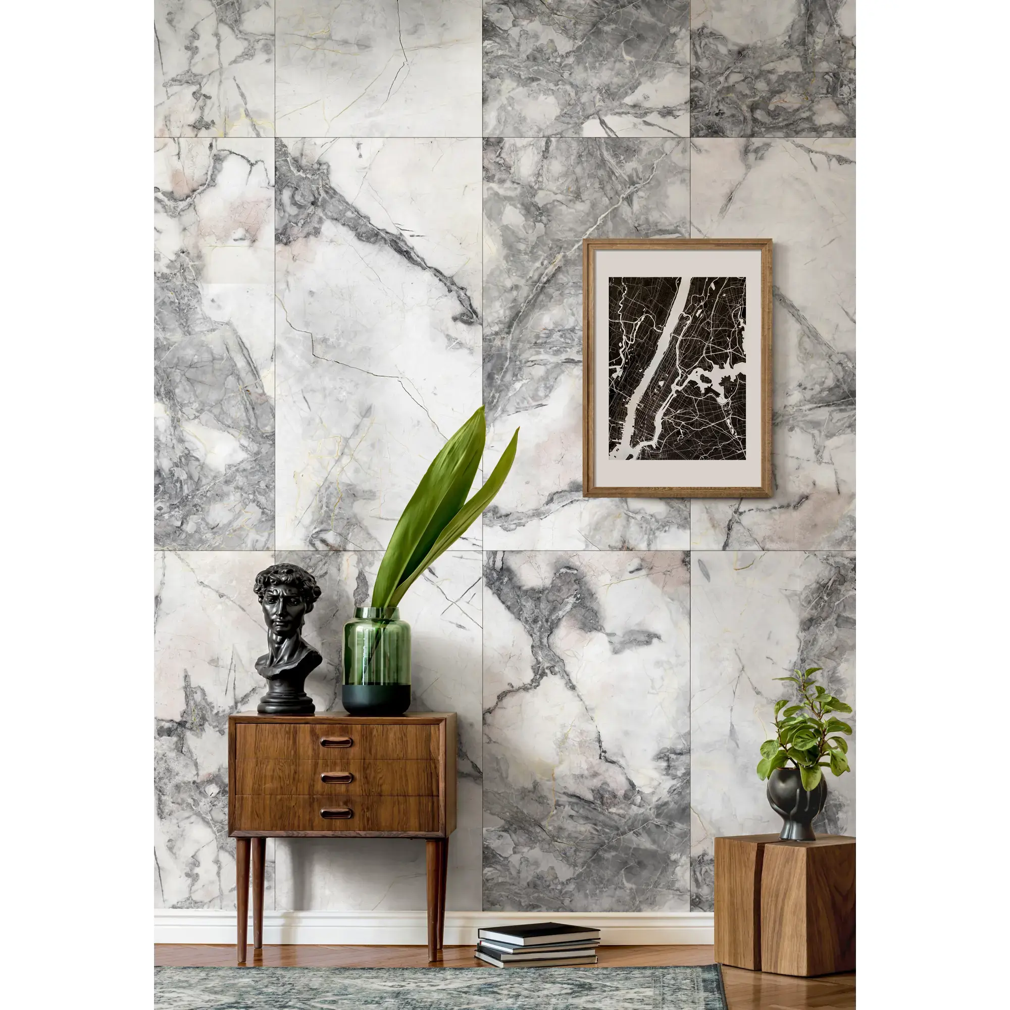 Изображение товара Элегантный светло-серый керамогранит Idalgo home 60x120 см для интерьера