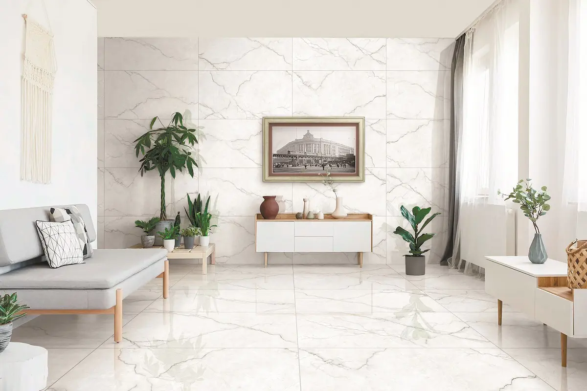 Изображение товара Керамогранит Laparet Torso Bianco 60x60 см матовый влагостойкий для пола и стен