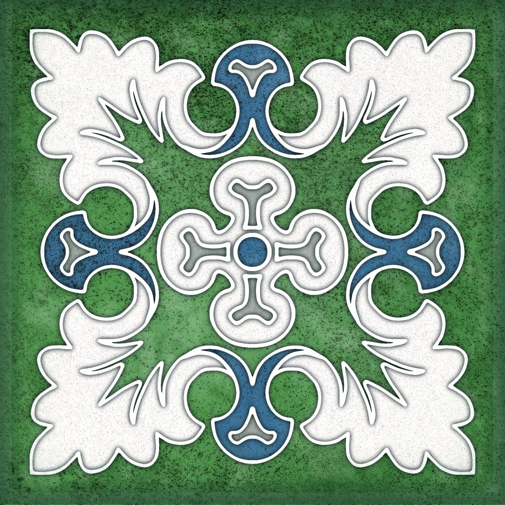 Изображение товара Керамическая плитка Kerlife Smalto Decor 1 Verde 15x15 см