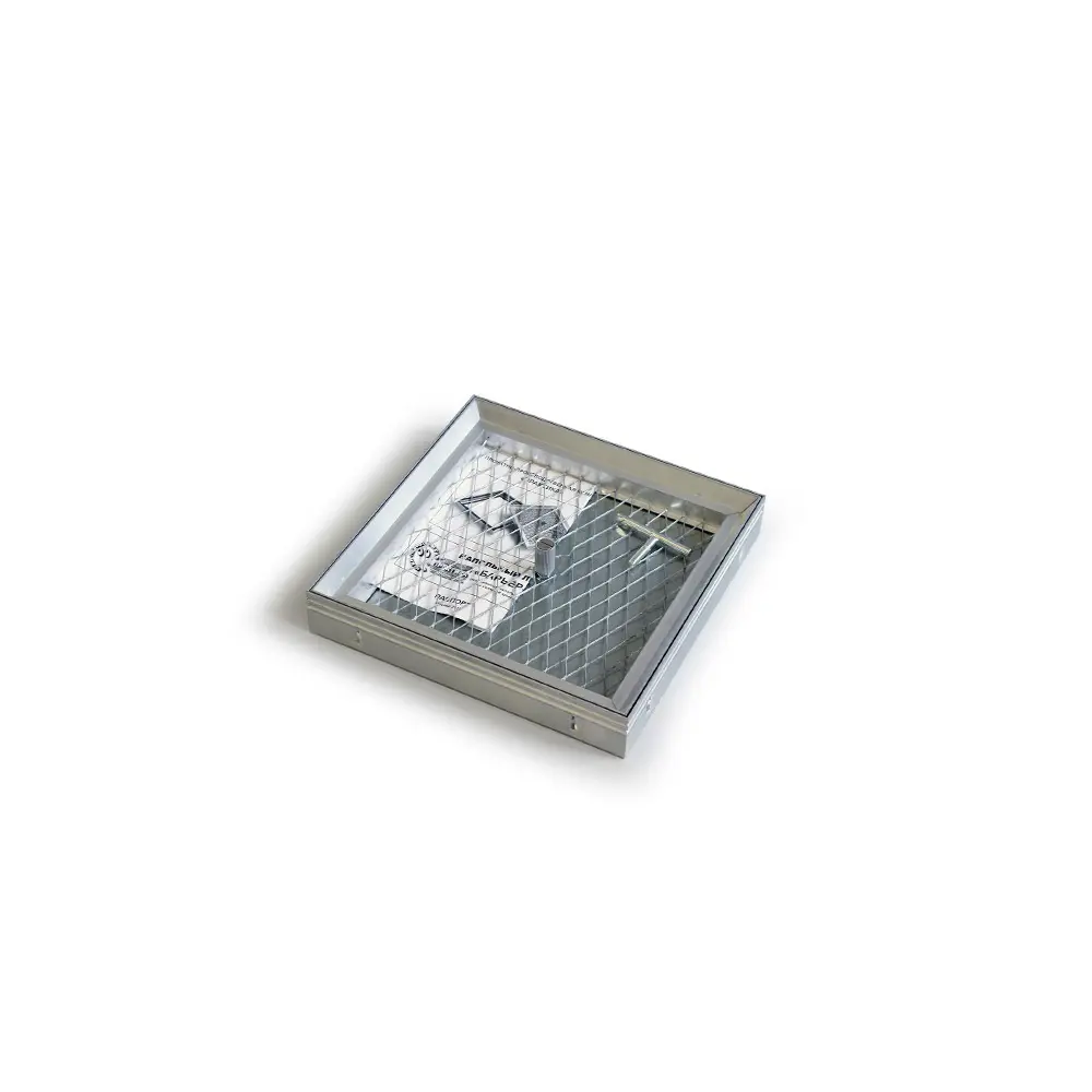 Изображение товара Люк ревизионный Практика 30x30 см алюминий, монтаж в пол, высокое качество