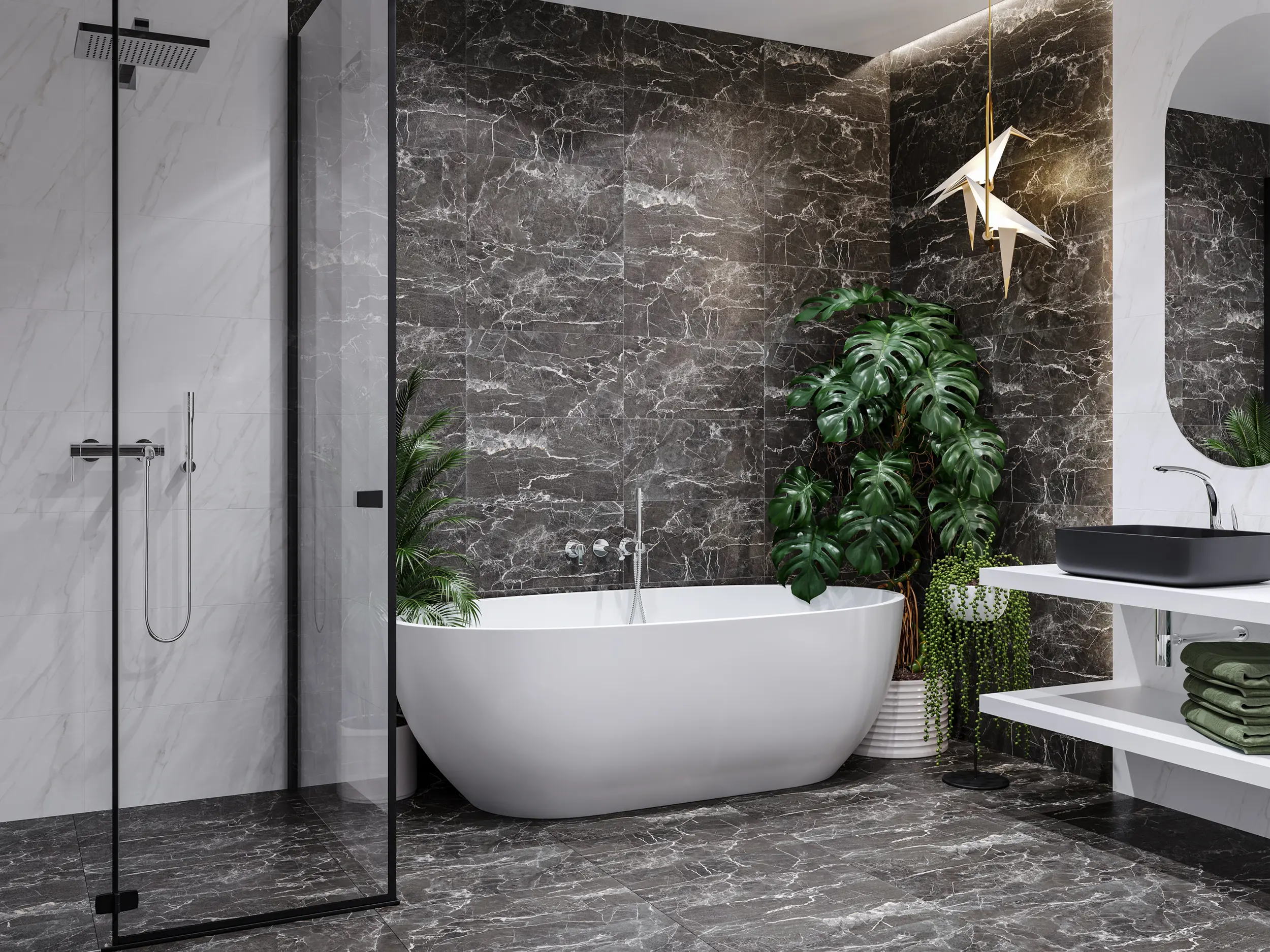 Изображение товара Керамогранит Culto Forte dei Marmi St Lauren 30x60см черный мрамор 1.44 м2