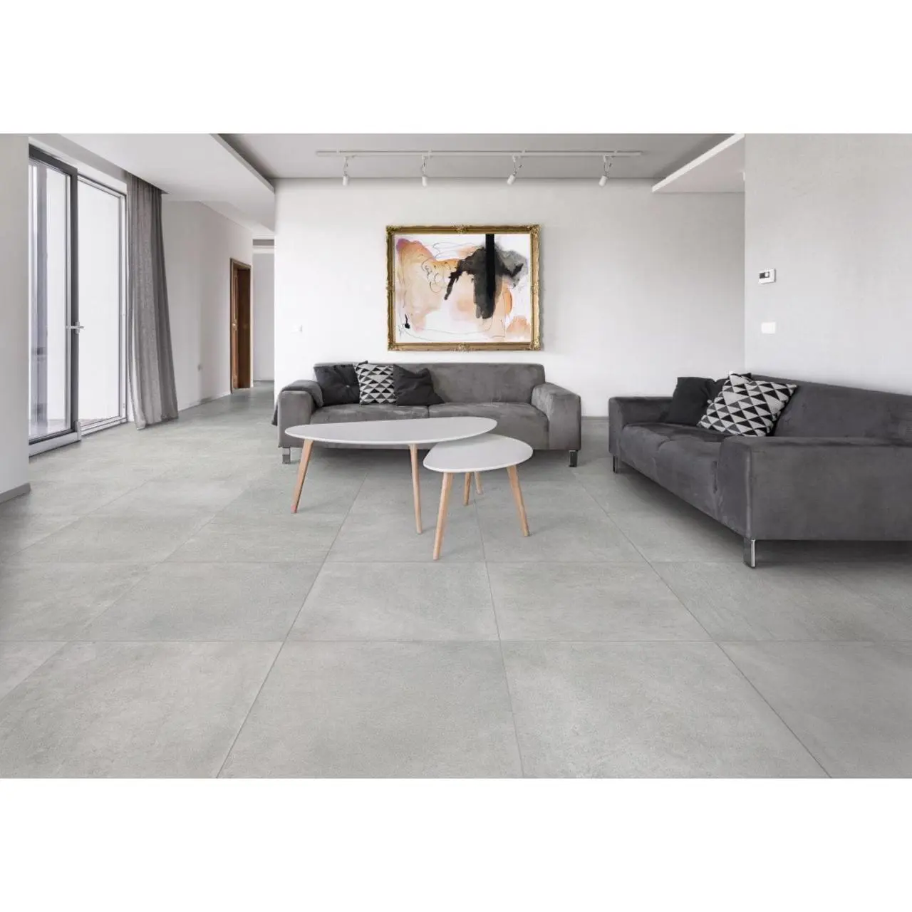 Изображение товара Керамогранит бетон Effect 60x60 см Серый, Россия, Коллекция Концепта