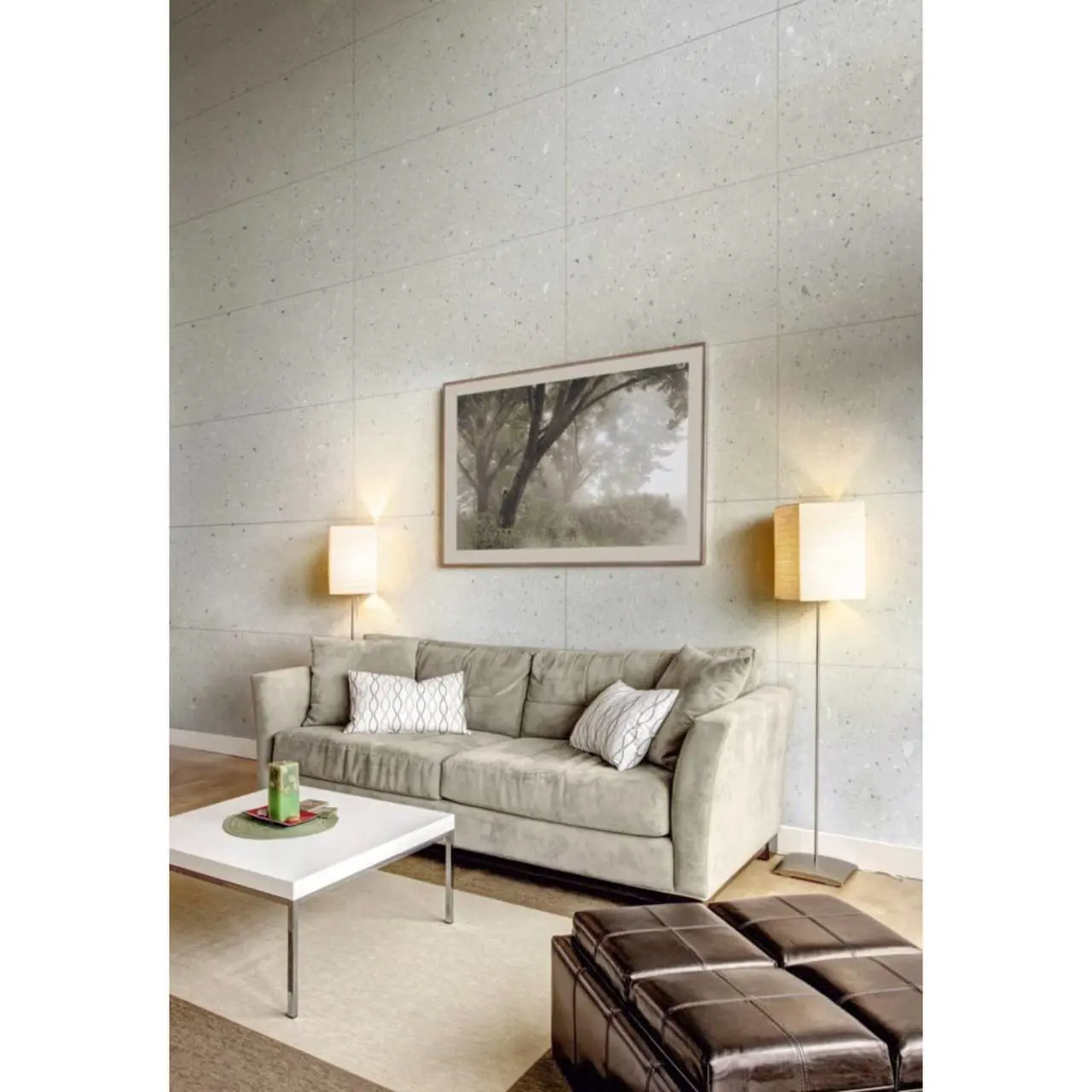 Изображение товара Керамогранит Концепта ID9094E099MR 60x60см серый для внутренней и наружной облицовки