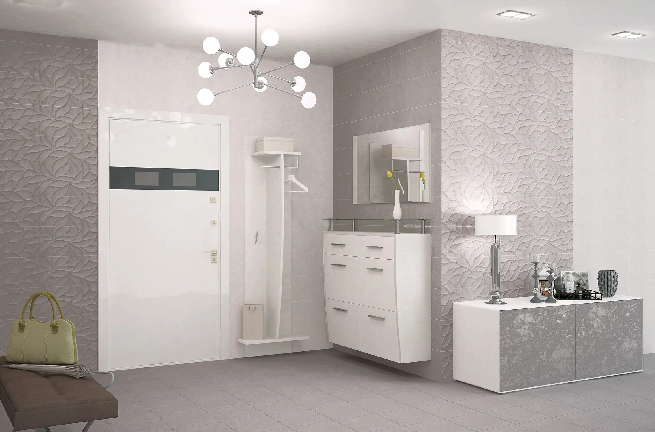 Изображение товара Настенная плитка Eletto ceramica Odense 506151102ekb 24.2x70 см серый цвет