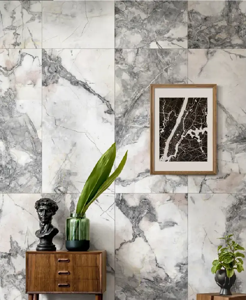 Изображение товара Керамогранит Idalgo home Lusso 60x120 см светло-серый