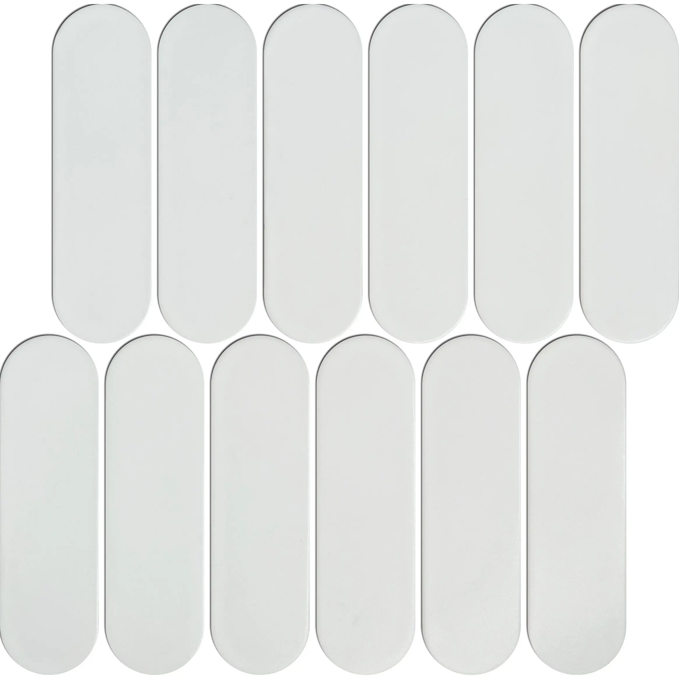 Изображение товара Декоративная керамическая мозаика NSmosaic P-559 27.6x29 см белый матовый