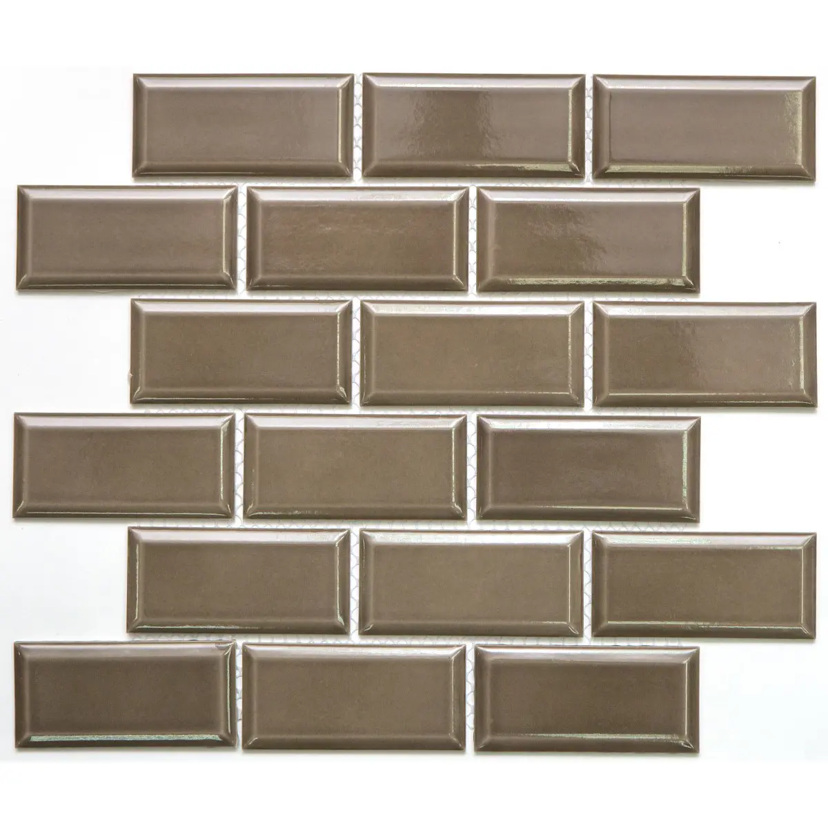 Изображение товара Декоративная мозаика Nsmosaic Pr4595-39 NS11PL0051nsk 29.5x29.1см цвет Коричневый