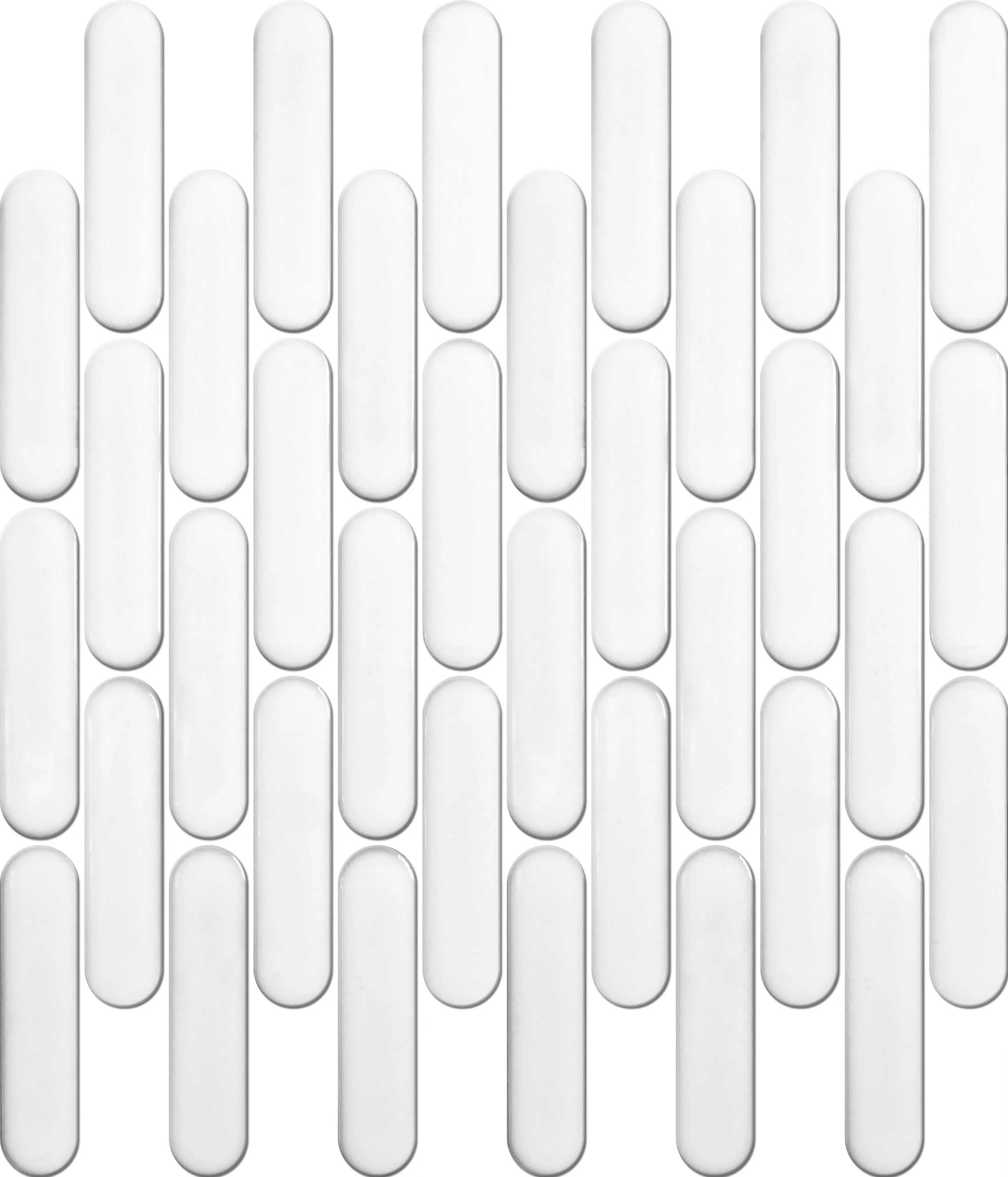 Изображение товара Декоративная мозаика NSMOSAIC R-341 30x30 см белая