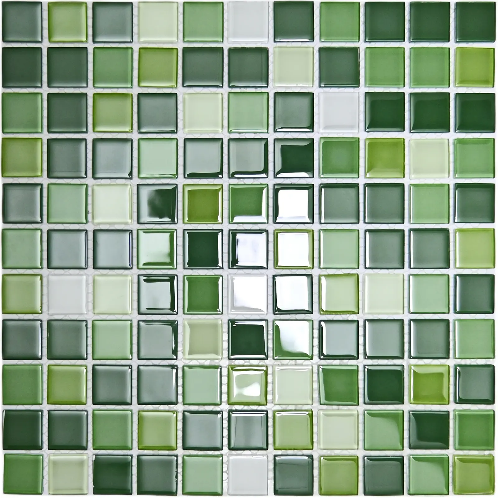 Изображение товара Плитка декоративная растяжка стеклянная Bonaparte Jump Green №2