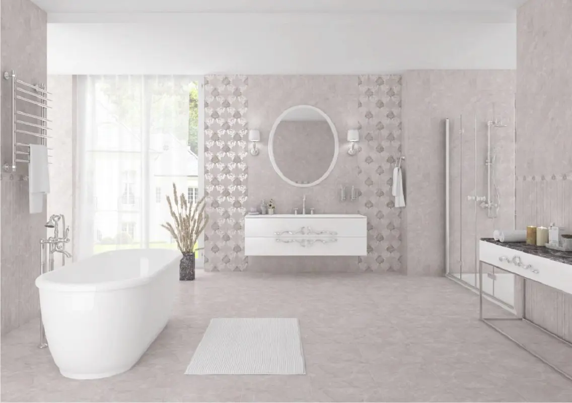 Изображение товара Напольная плитка Kerlife Delicato 839tmn 42x42см цвет серый/серебристый