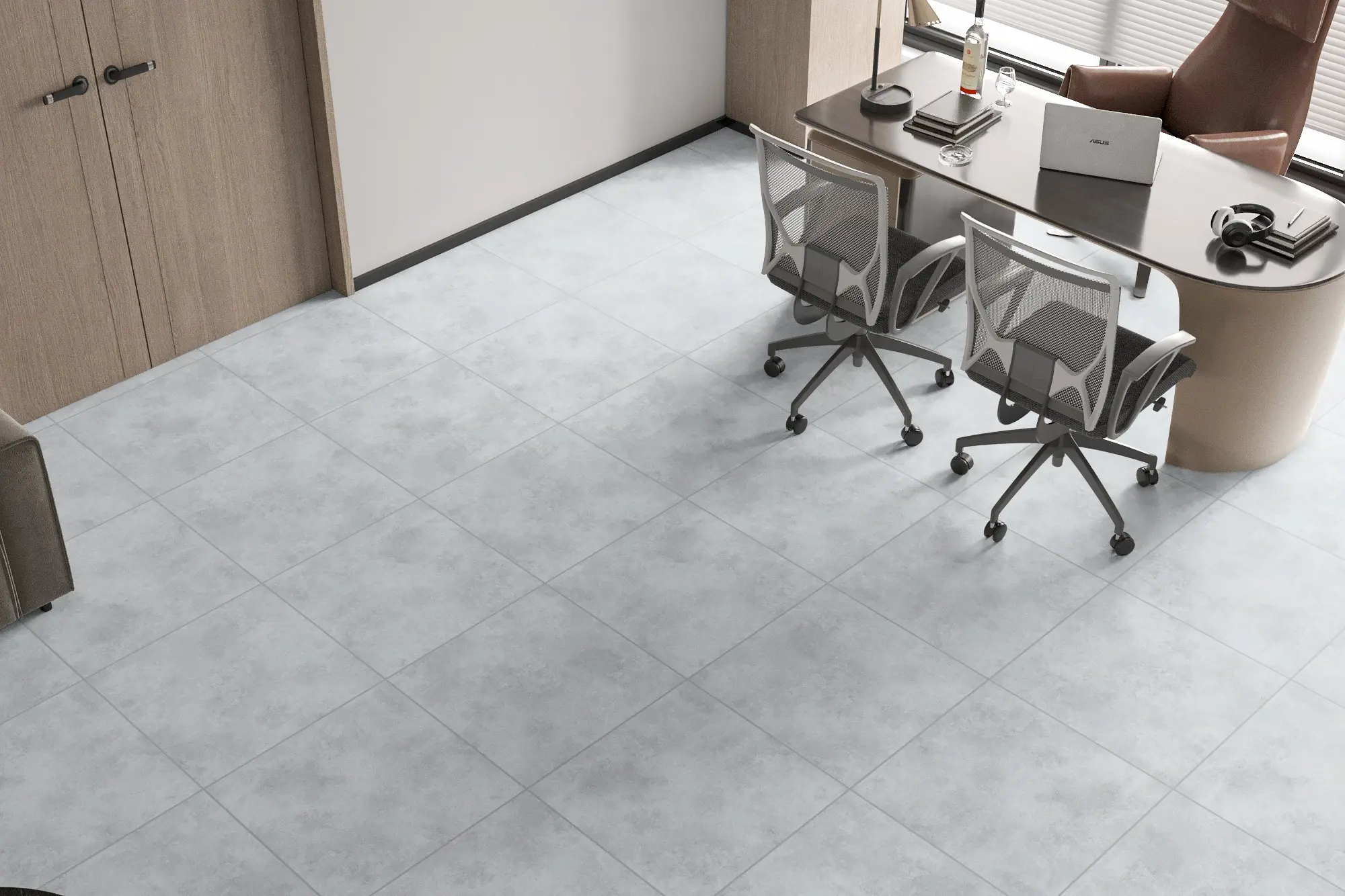 Изображение товара Керамогранит ETERNAL 60x60 см серый серебристый бетон матовый для стен и пола