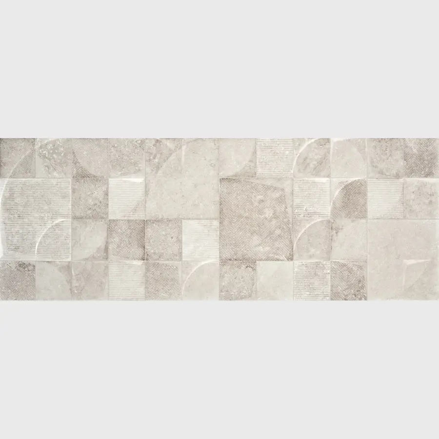 Изображение товара Керамическая плитка Stn ceramica Rockstone 110-011-6 33.3x90см цвет белый