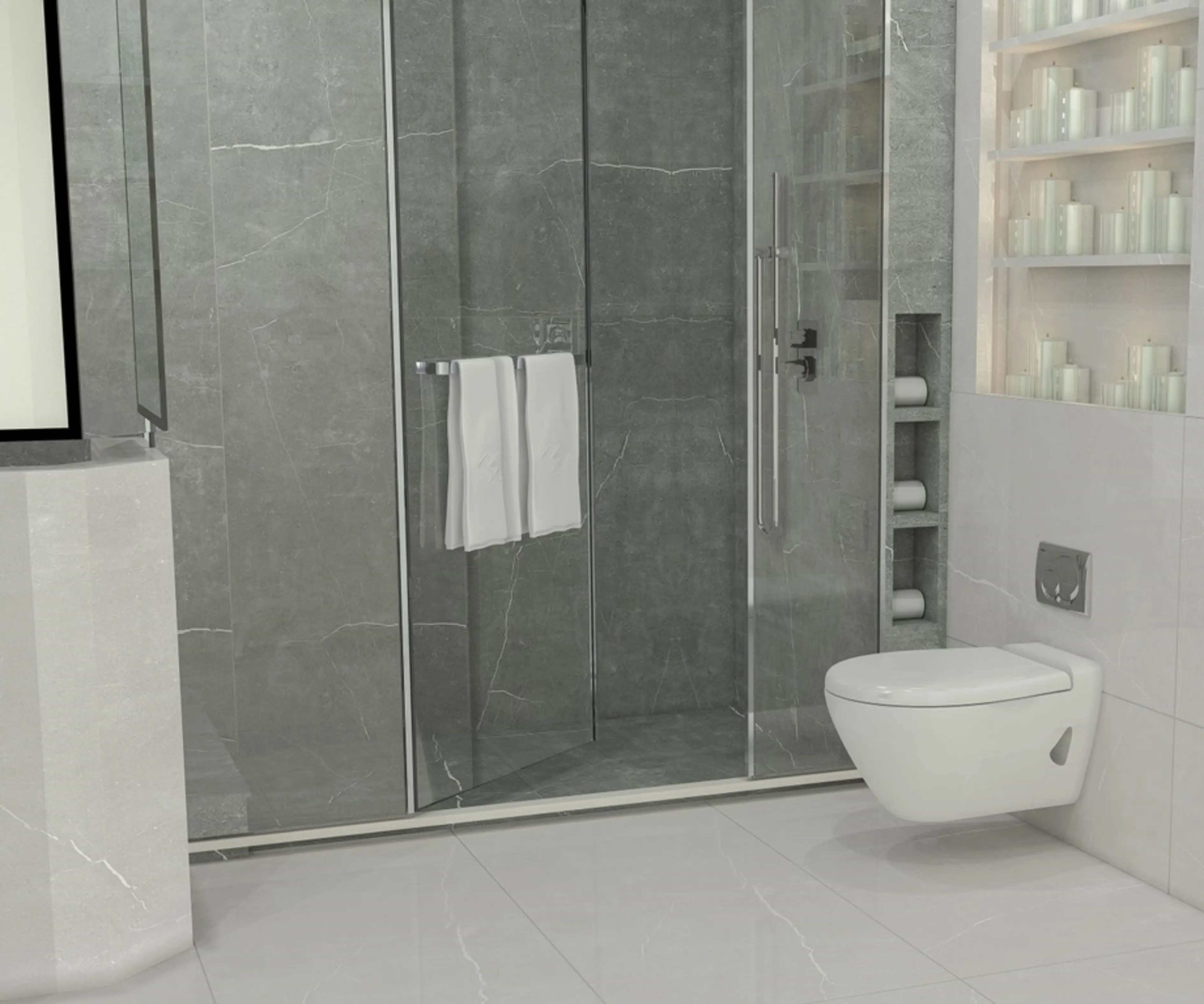 Изображение товара Керамогранит Persian Tile Samin 703303 60x120см серый для внутренних и наружных работ