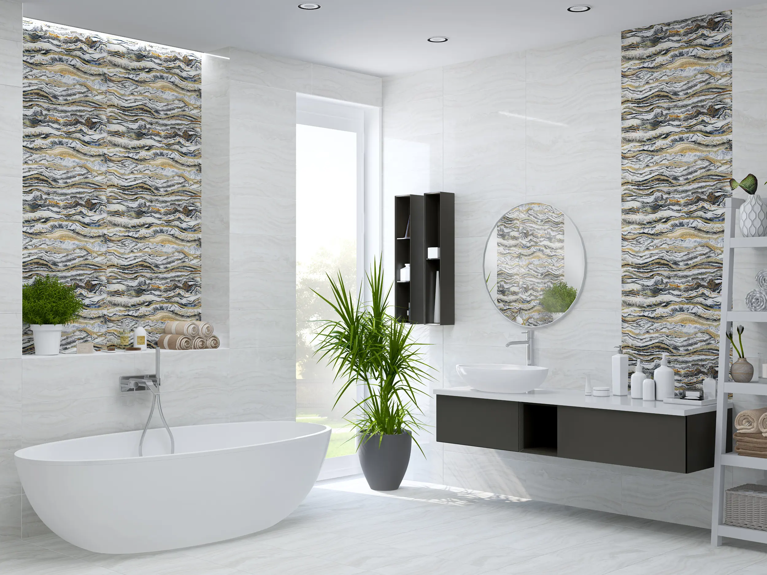 Изображение товара Плитка настенная Eletto Ceramica Gala 507841201ufa, 24.20x70 см, цвет белый