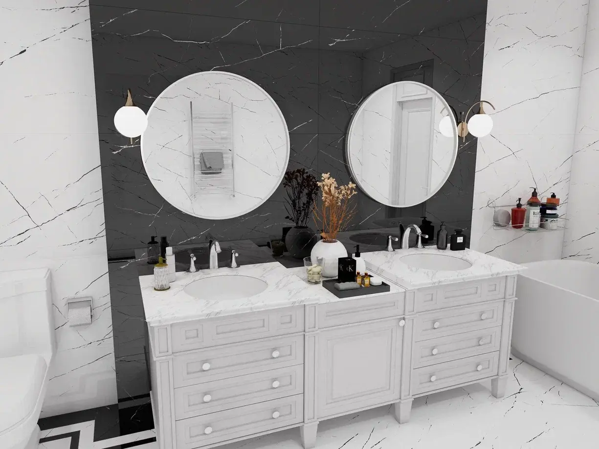 Изображение товара Керамогранит Bluezone Delta Black 120x60 см черный цвет