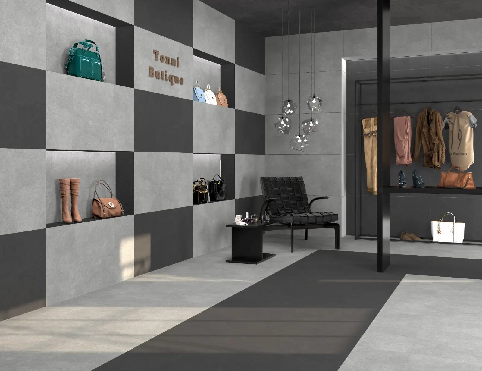 Изображение товара Керамогранит КЕРАМОПРО Modena Gray 60х120 см серый