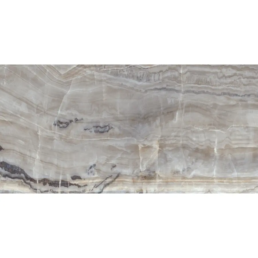 Изображение товара Керамогранит Idalgo Оникс ID9075b054LLR 600x60см цвет черно-белый