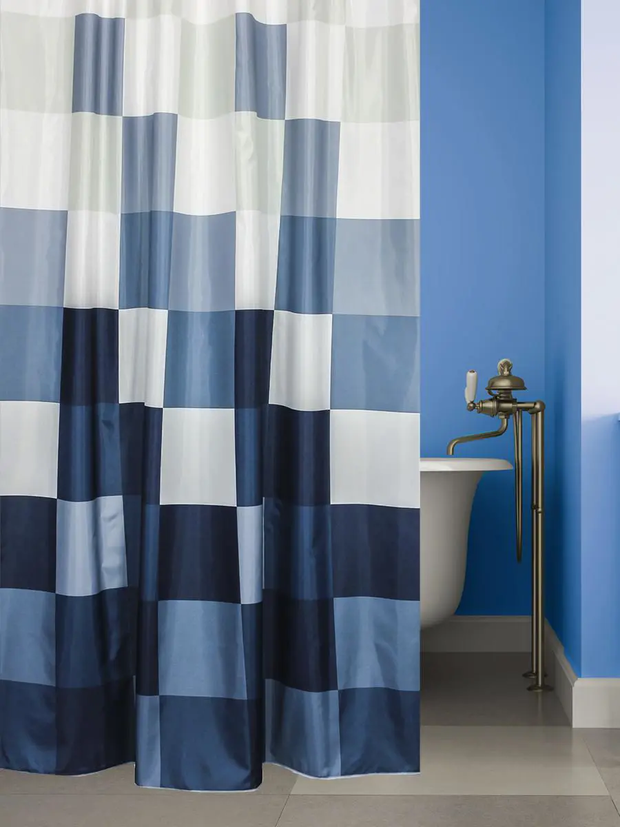 Изображение товара Шторка для ванной комнаты Bath Plus Cube grey CH-21289, 180x180 см