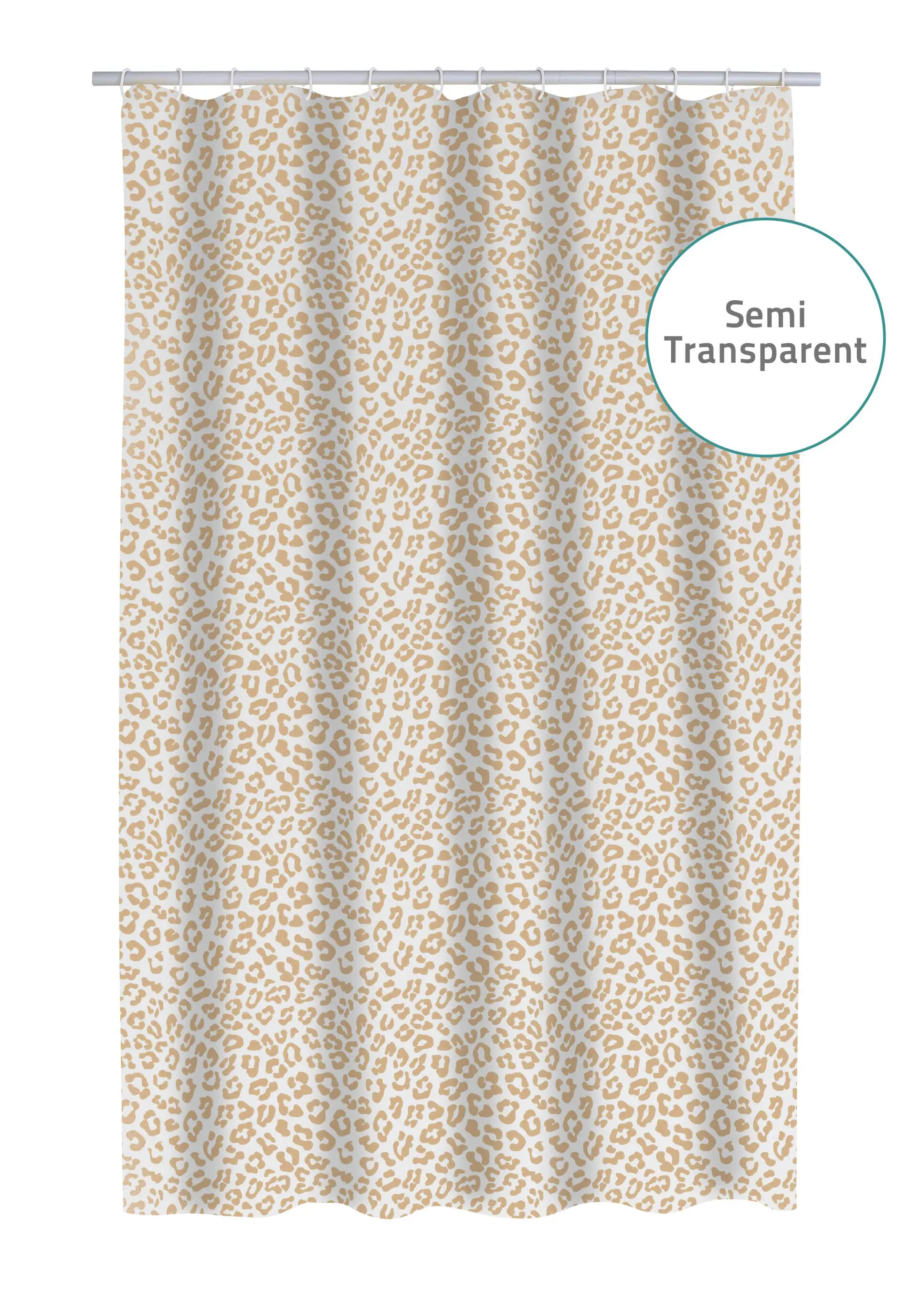 Изображение товара Штора для ванных комнат Ridder Pardo полупрозрачный/бежевый 240x180см