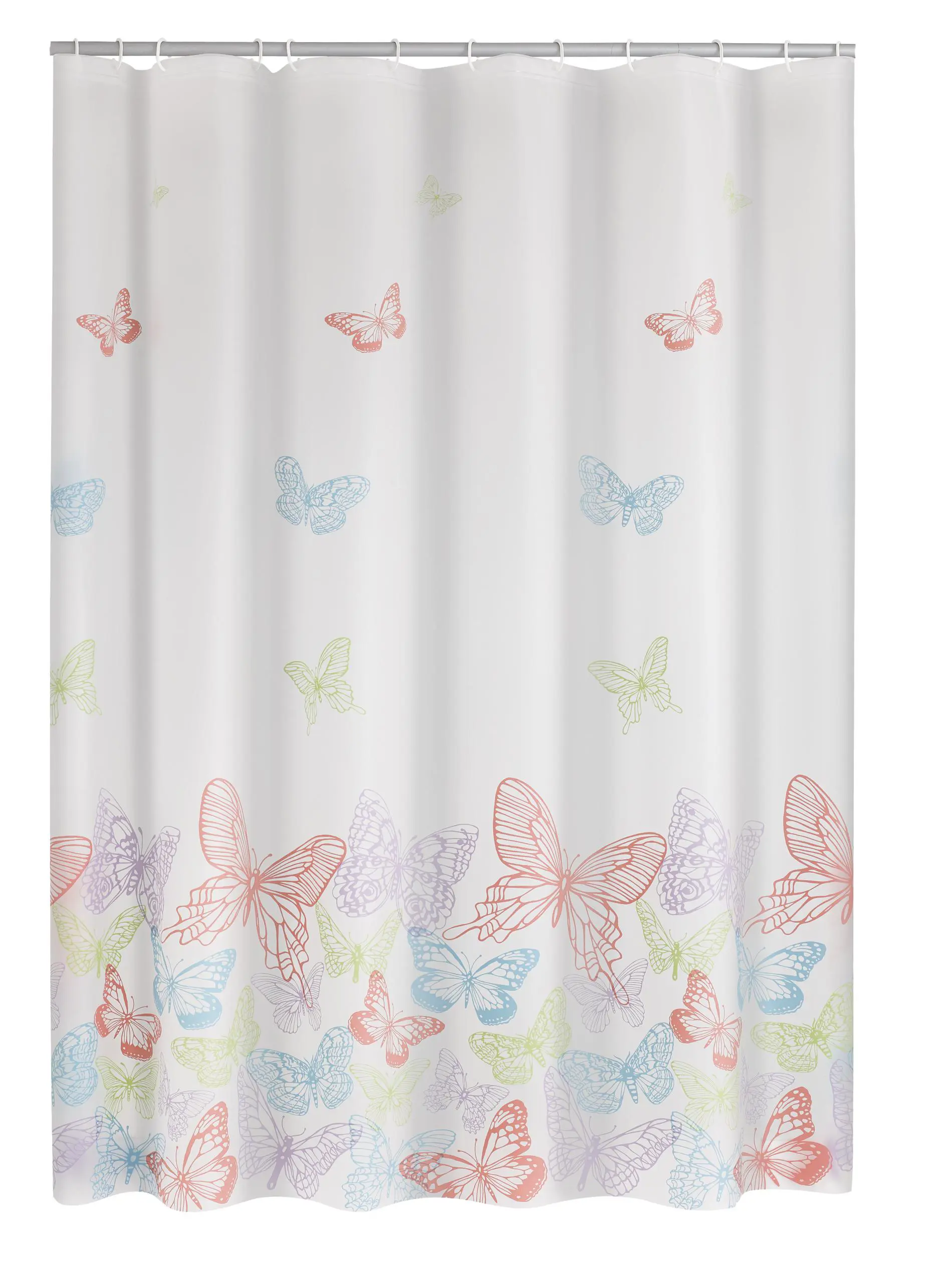 Изображение товара Штора для ванных комнат Ridder Papillon полупрозрачный/цветной 180x200см