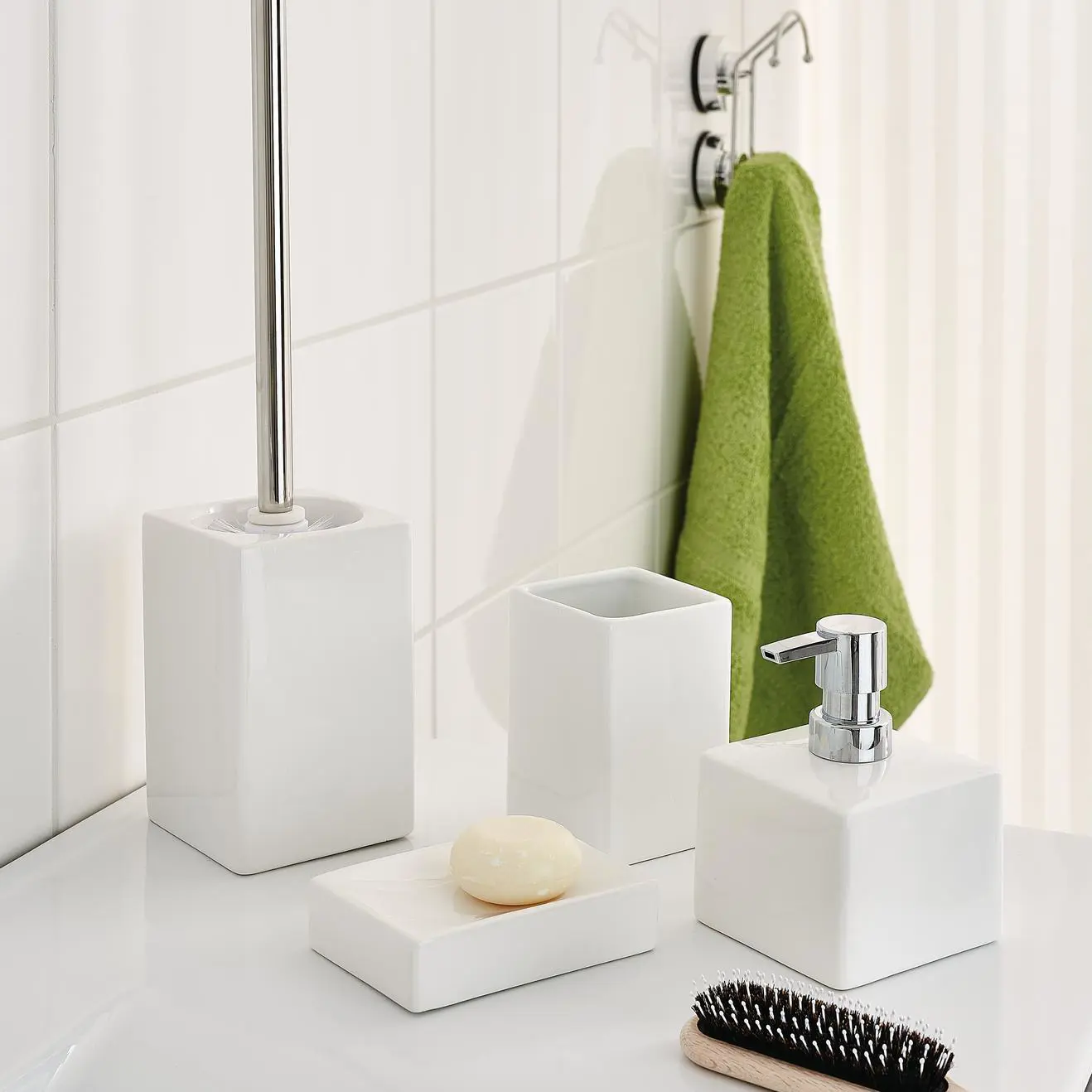 Изображение товара Стакан для ванной Ridder Cube керамика