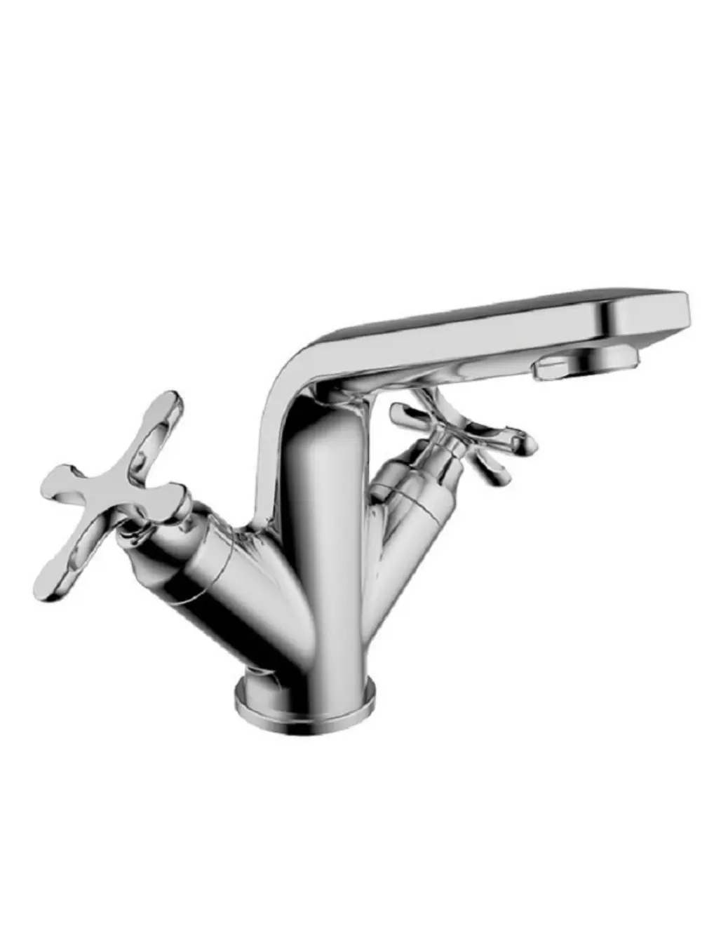 Изображение товара Смеситель для раковины Argotech Plato 042N двухвентильный цвет хром