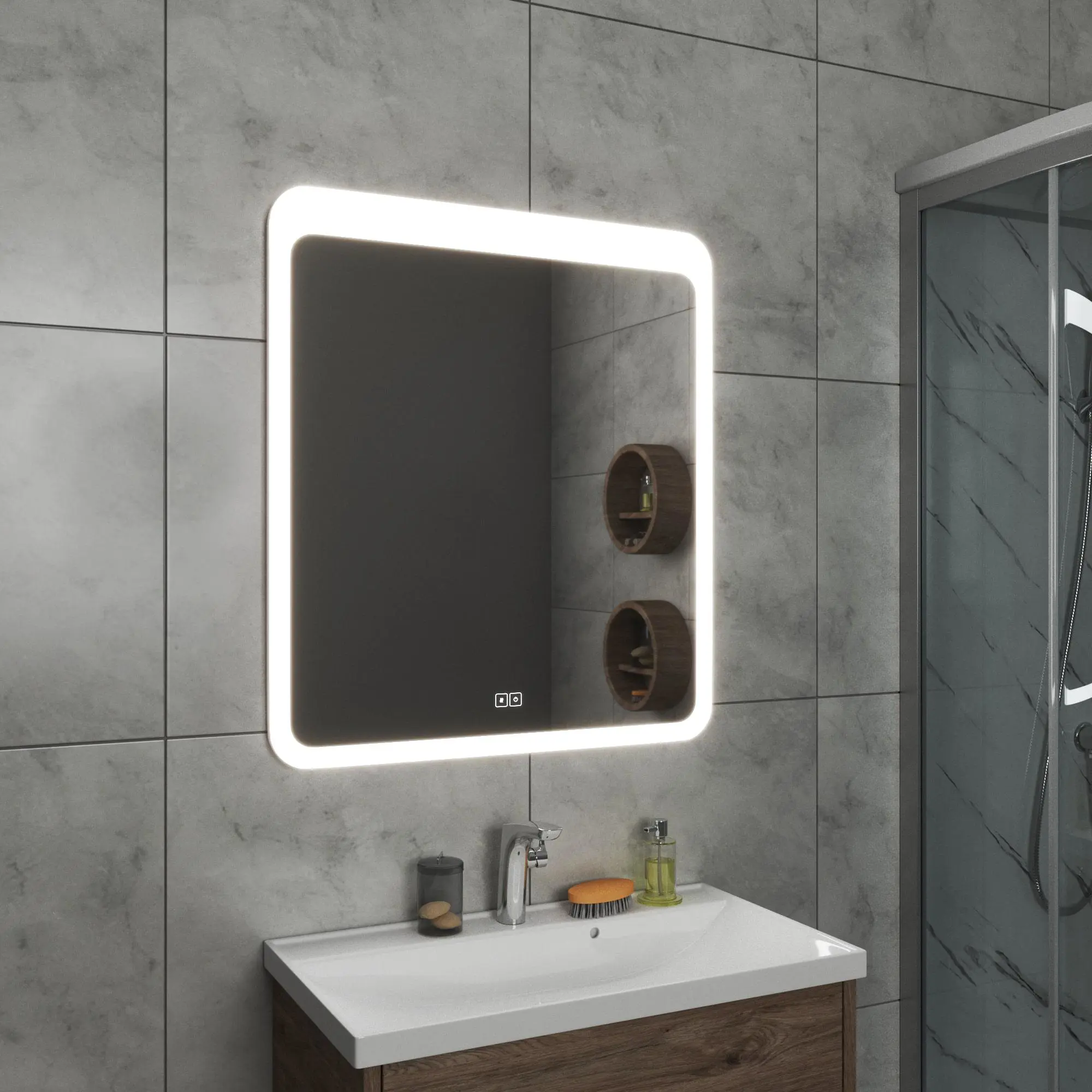 Изображение товара Зеркало Veneciana Adda 68018 с подсветкой 80x90см