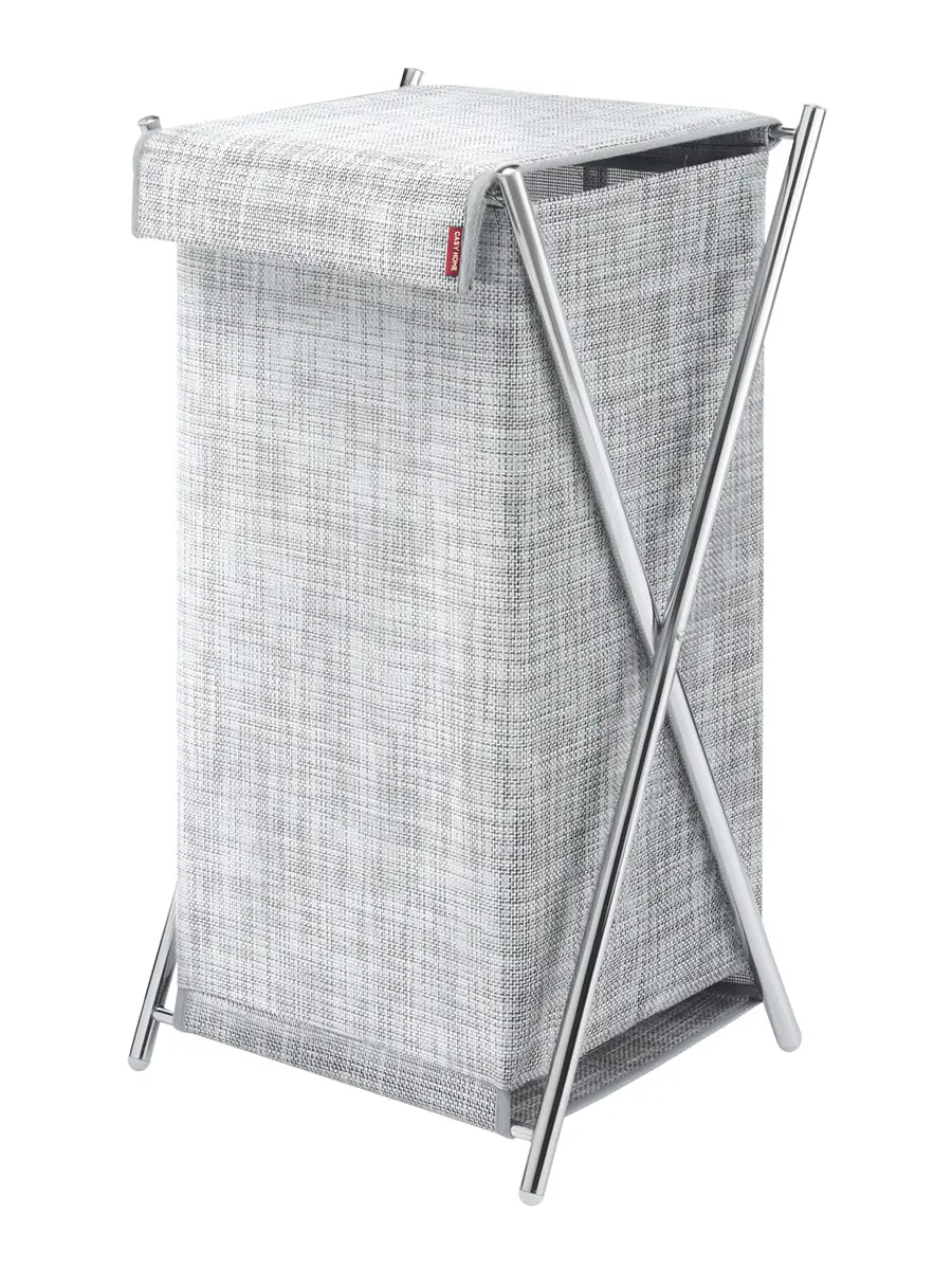 Изображение товара Корзина для белья Casy Home 00-100443 цвет сталь
