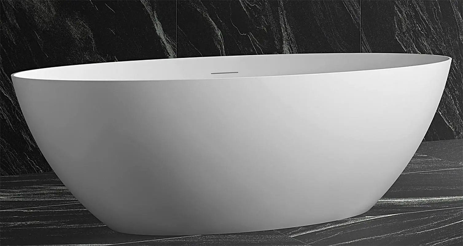 Изображение товара Отдельностоящая ванна ABBER AB9374-1.7 акрил 170x80 см белая овальная