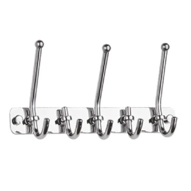 Изображение товара Планка с крючками для полотенец D-Lin D201854-5 хром