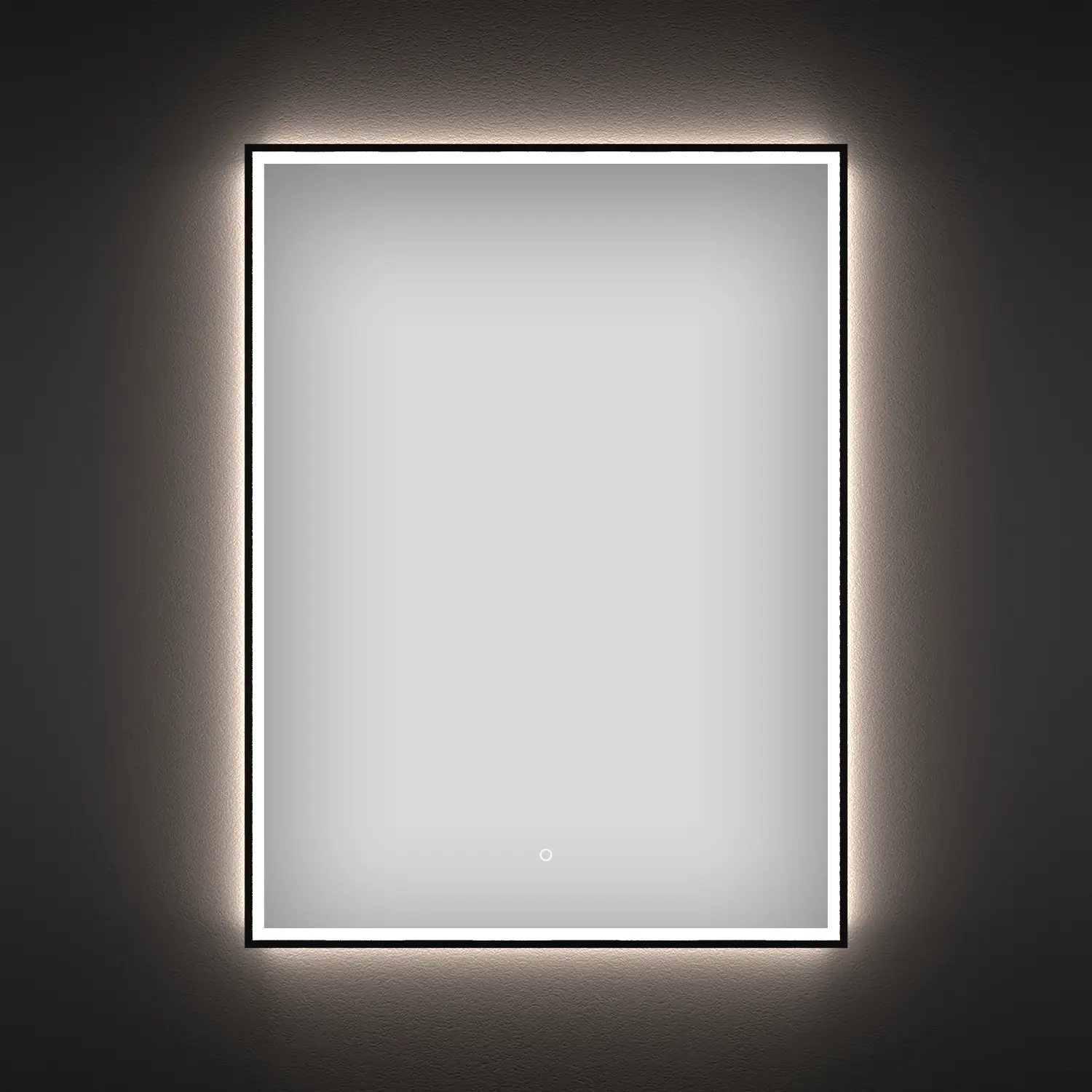 Изображение товара Зеркало в ванную Wellsee 7 Rays' Spectrum 172201140 с подсветкой для макияжа настенное прямоугольное 50x60 см