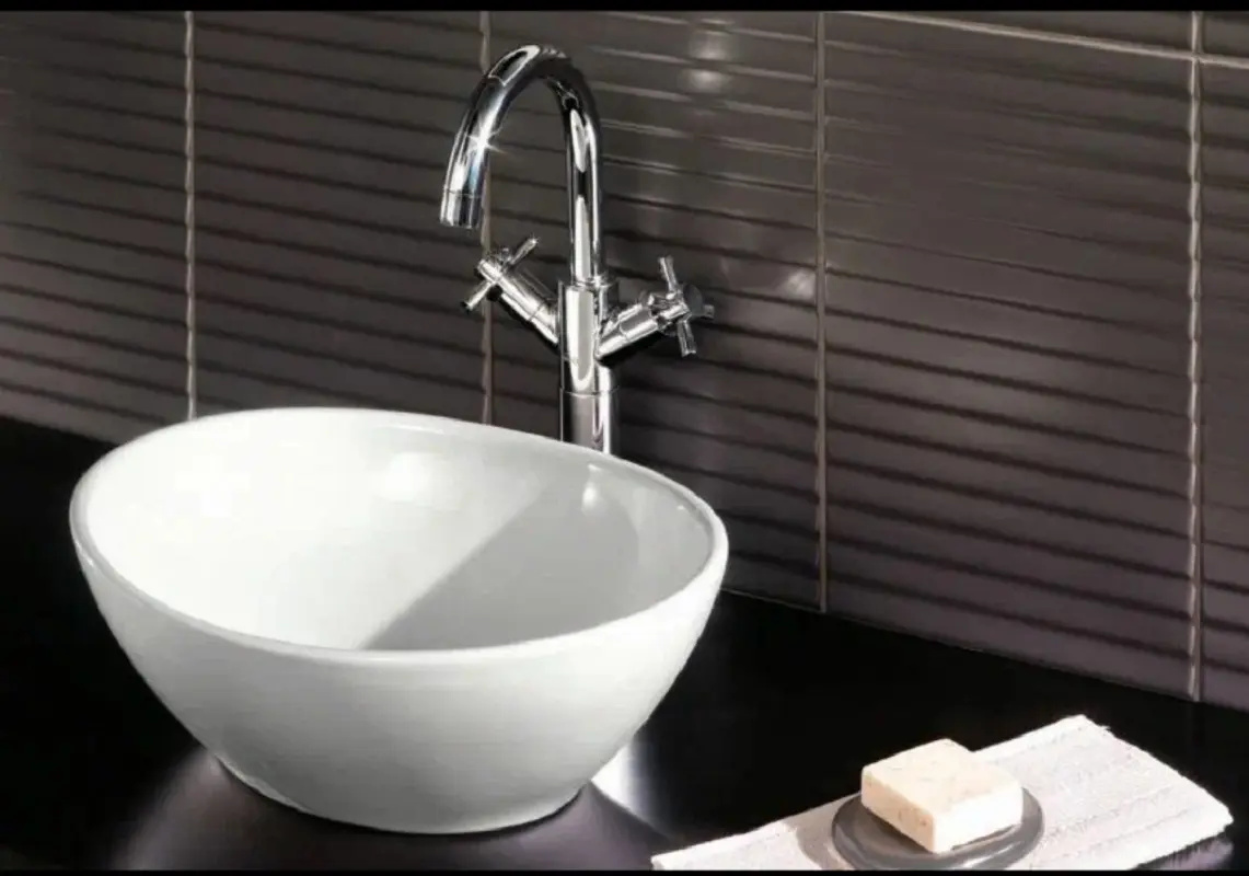 Изображение товара Раковина накладная Bewash Ontario 38см цвет белый глянец