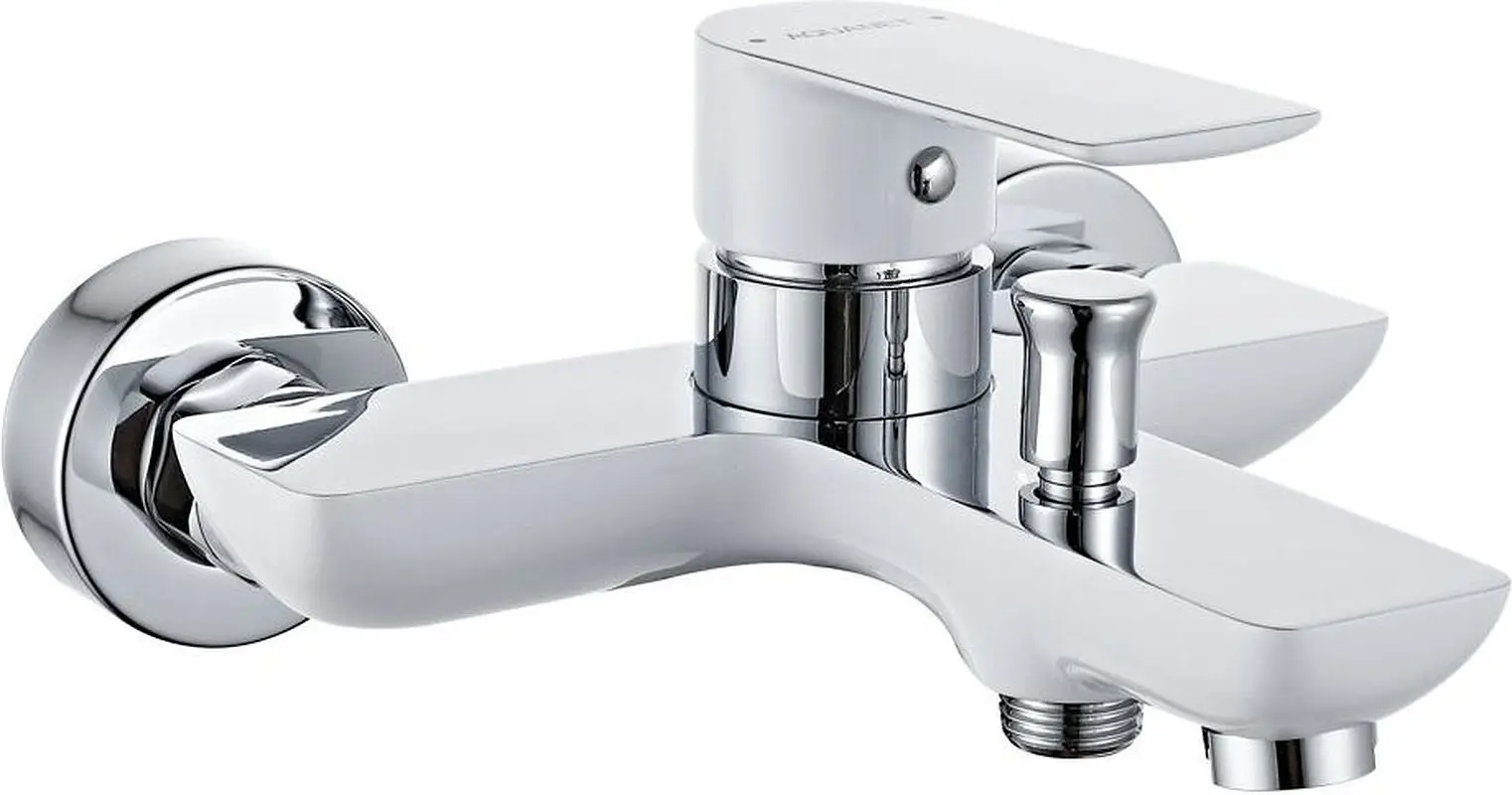 Изображение товара Смеситель для ванны Aquanet 00216776 однорычажный цвет белый, хром