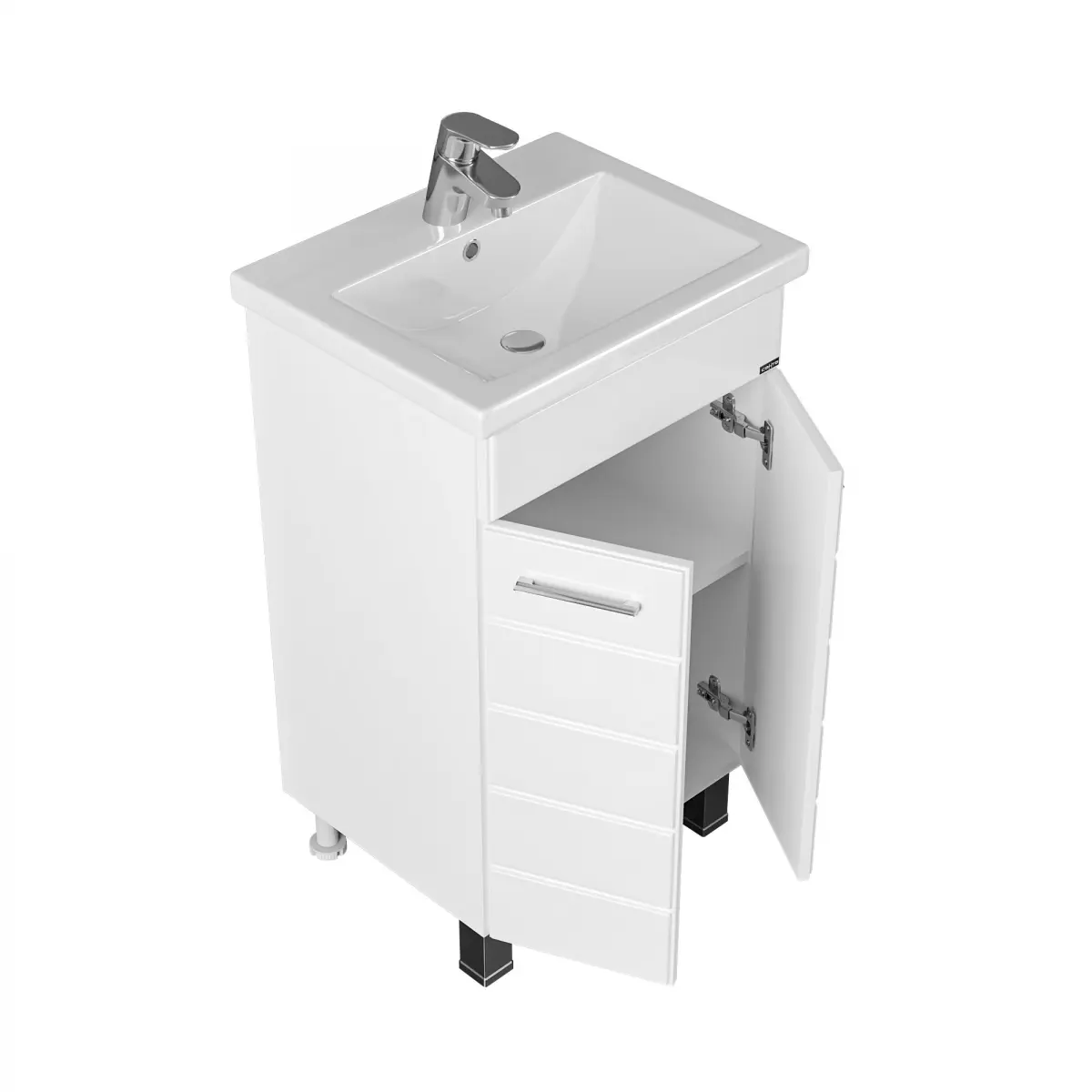 Изображение товара Тумба под раковину напольная Санта 207001 46см цвет белый