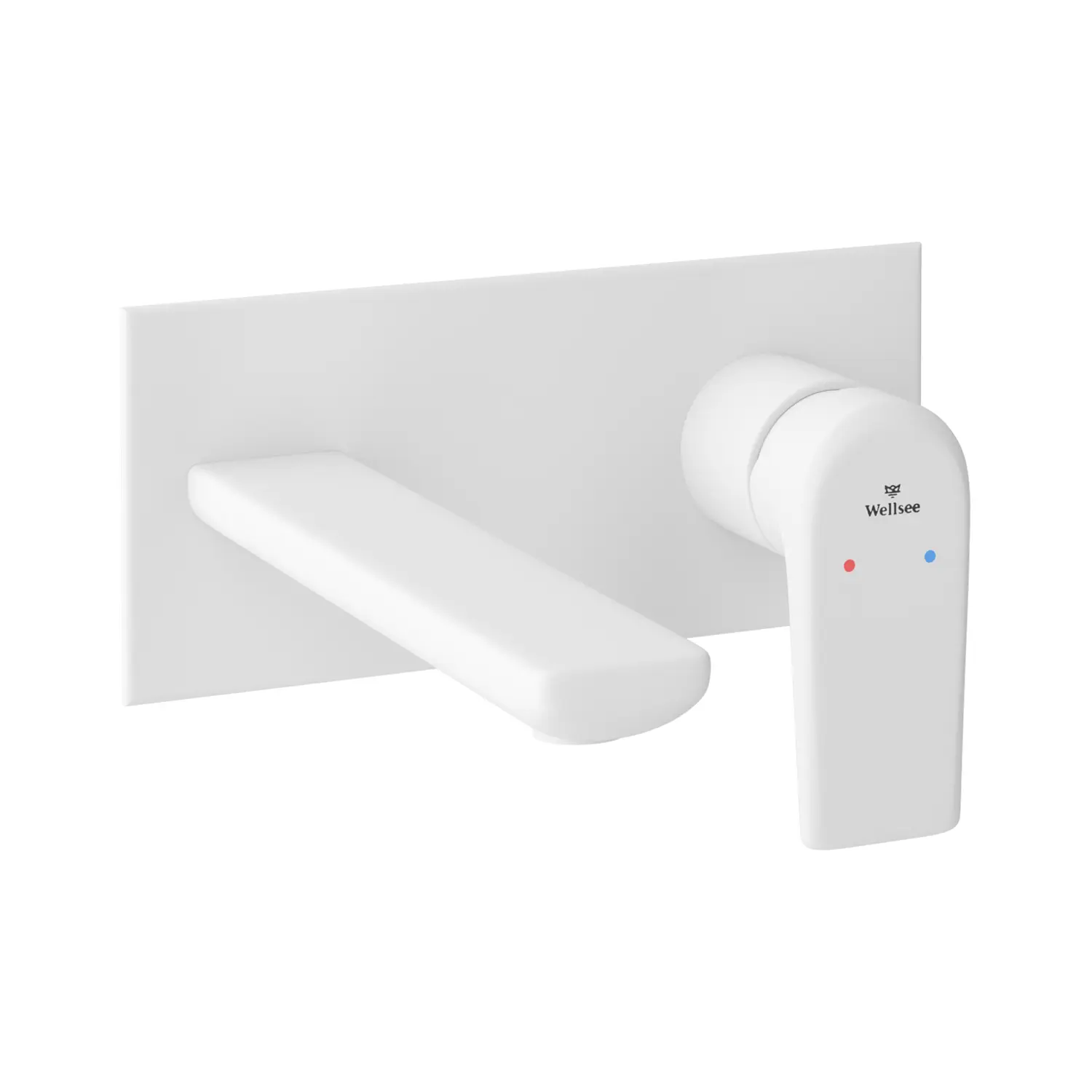 Изображение товара Смеситель для раковины Wellsee 182315000 однорычажный цвет белый матовый