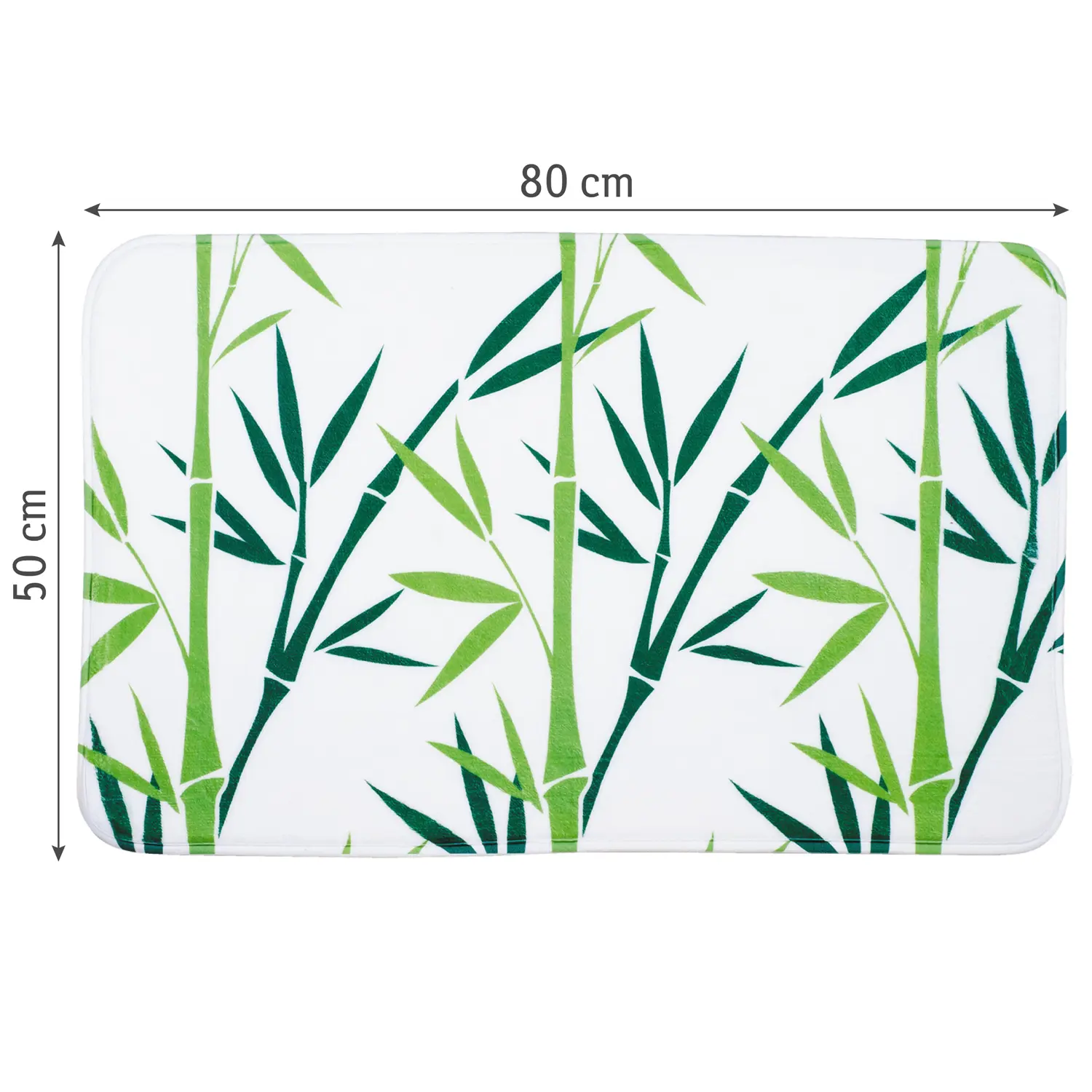 Изображение товара Коврик для ванной комнаты Tatkraft 14954 50x80см цвет белый