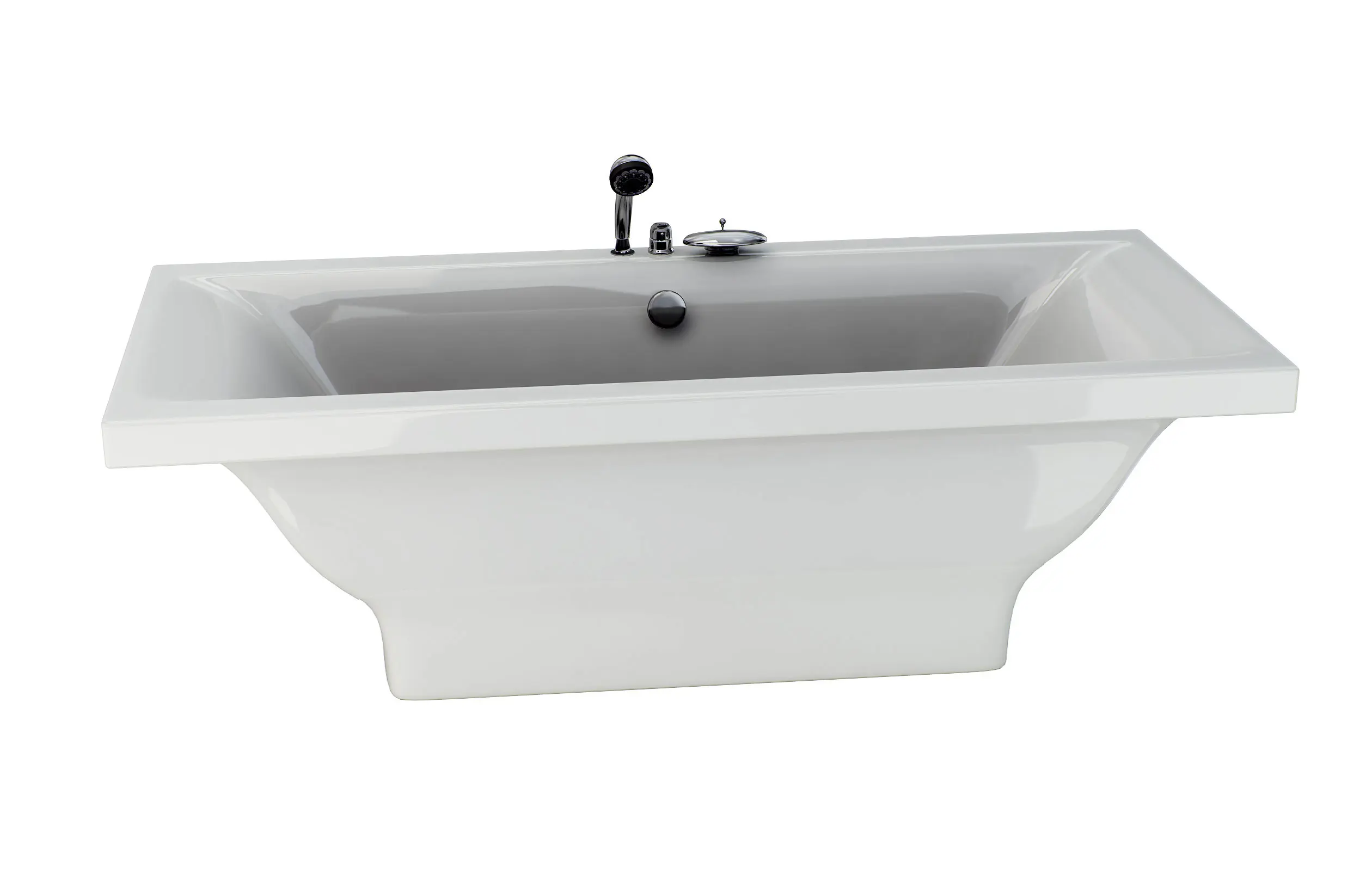 Изображение товара Отдельностоящая ванна ФЭМА СТИЛЬ АЙСБЕРГ литьевой мрамор 180x80см