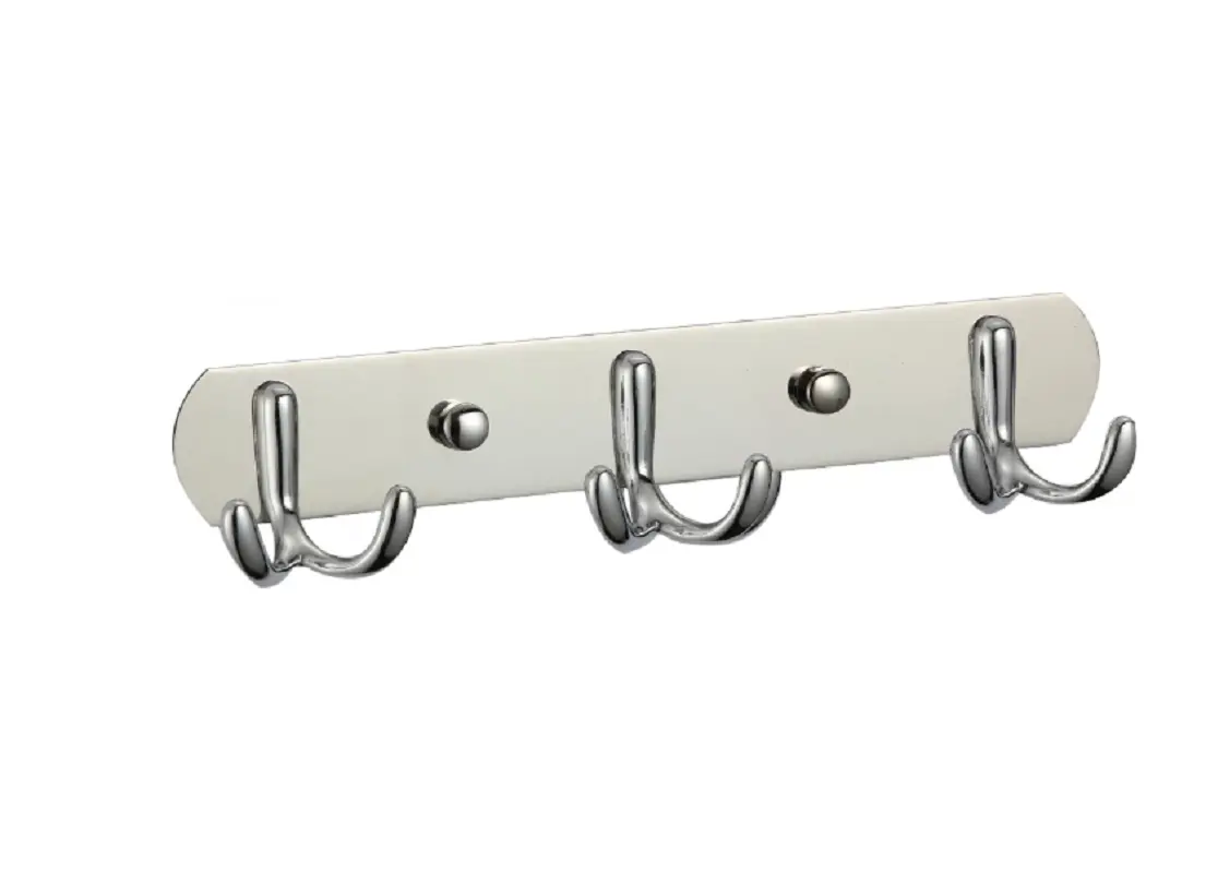 Изображение товара Крючок для ванной Savol S-07203B цвет хромированный 3 шт