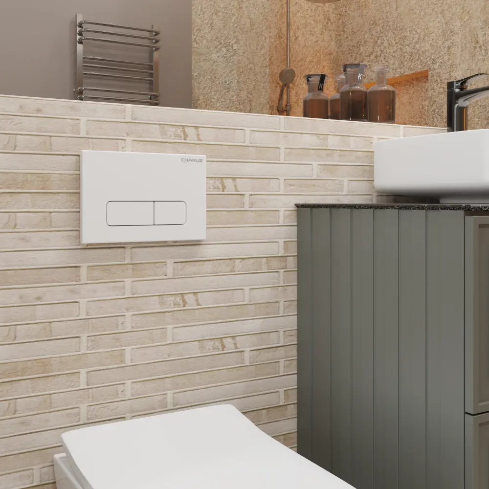 Изображение товара Панель смыва Charus FP.320.11.01 цвет белый