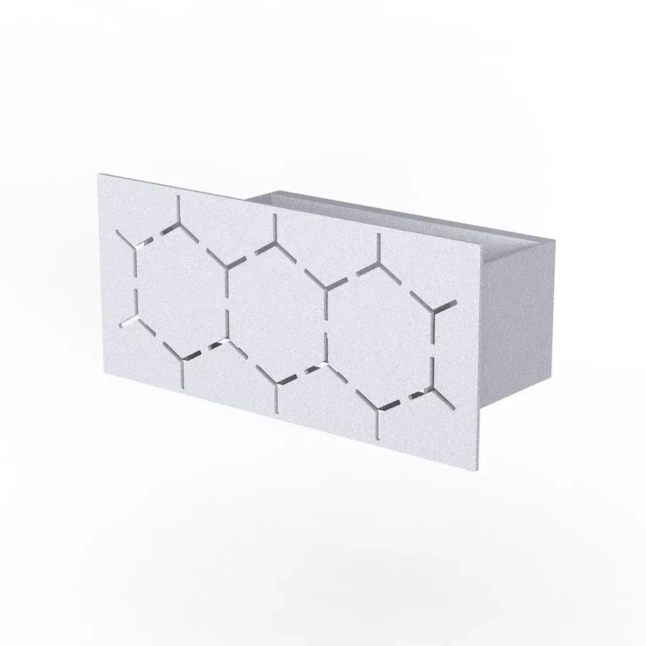 Изображение товара Полка для ванной комнаты Flow Bee Mono Fl-bee-mono20-б 26x15см металл цвет белый матовый