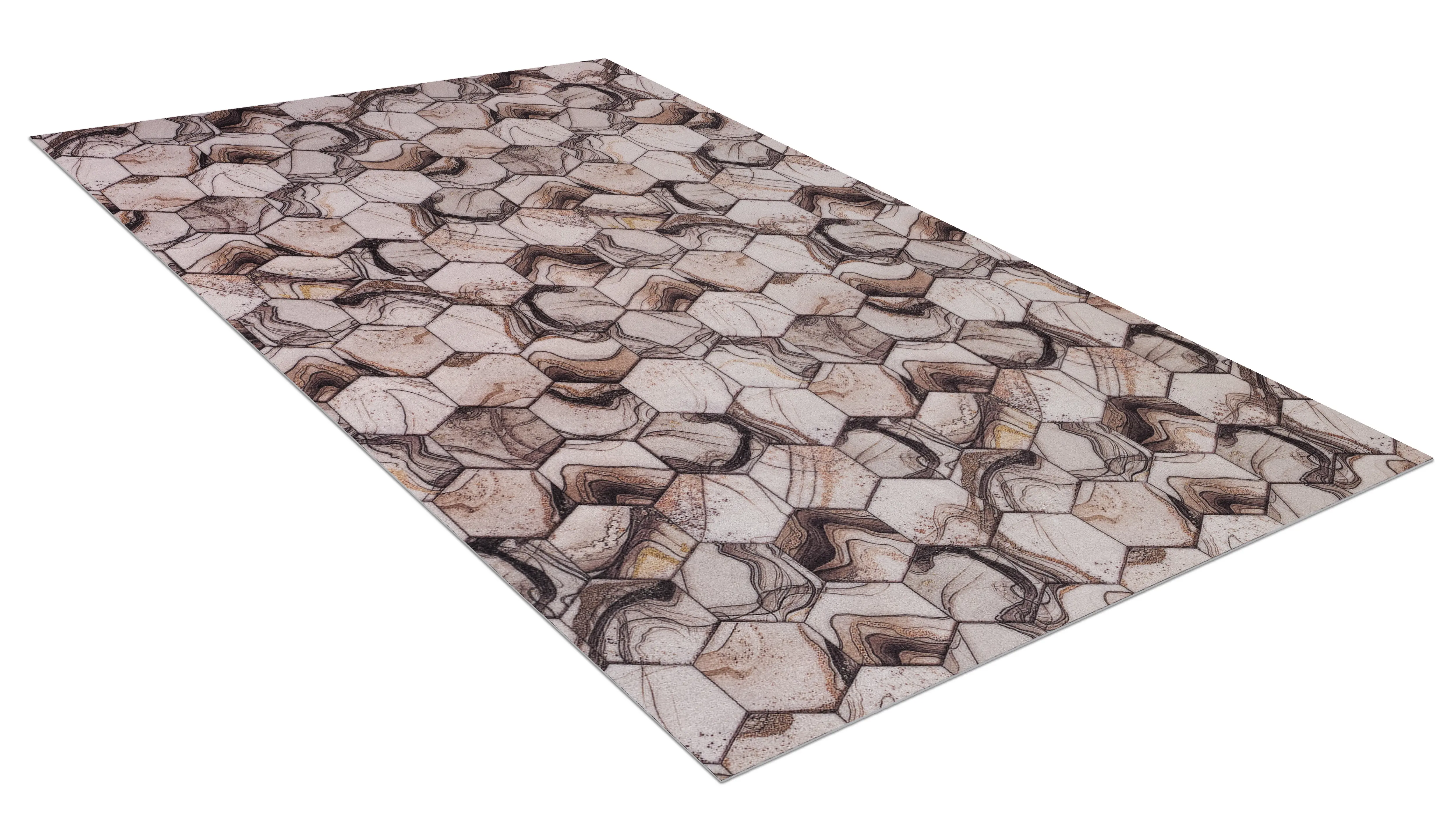 Изображение товара Коврик для ванной комнаты Icarpet 827497 150x100см цвет бежевый