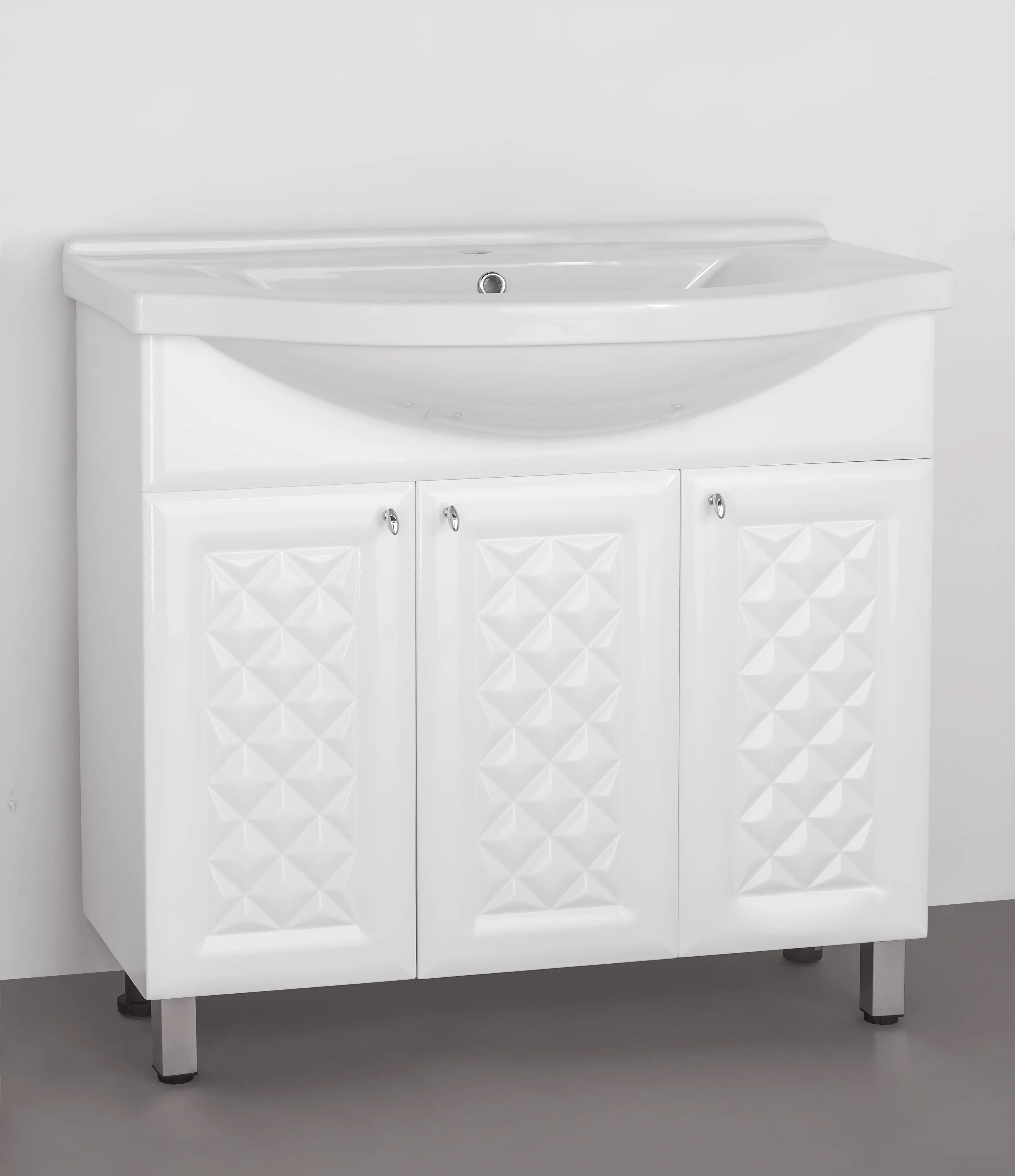 Изображение товара Тумба под раковину напольная Style Line Канна 86.8см цвет белый