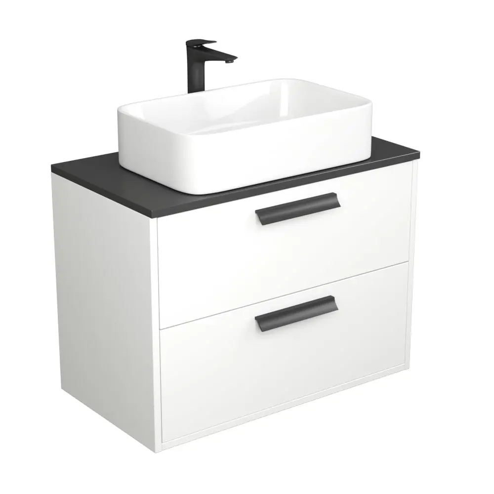 Изображение товара Тумба под раковину подвесная Veneciana Orta 58028 80см цвет белый