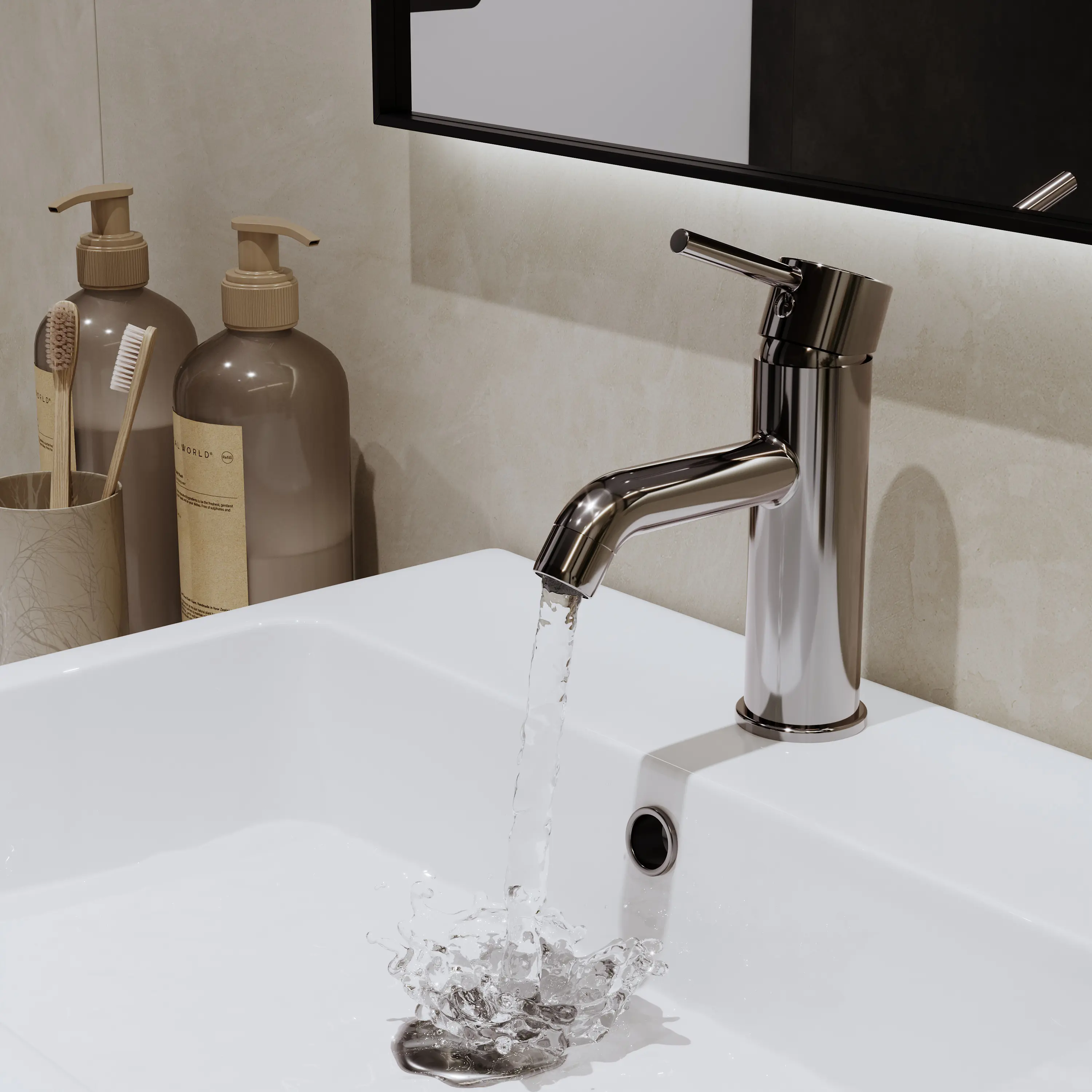 Изображение товара Смеситель для раковины Laparet N2011702LPT однорычажный цвет хром